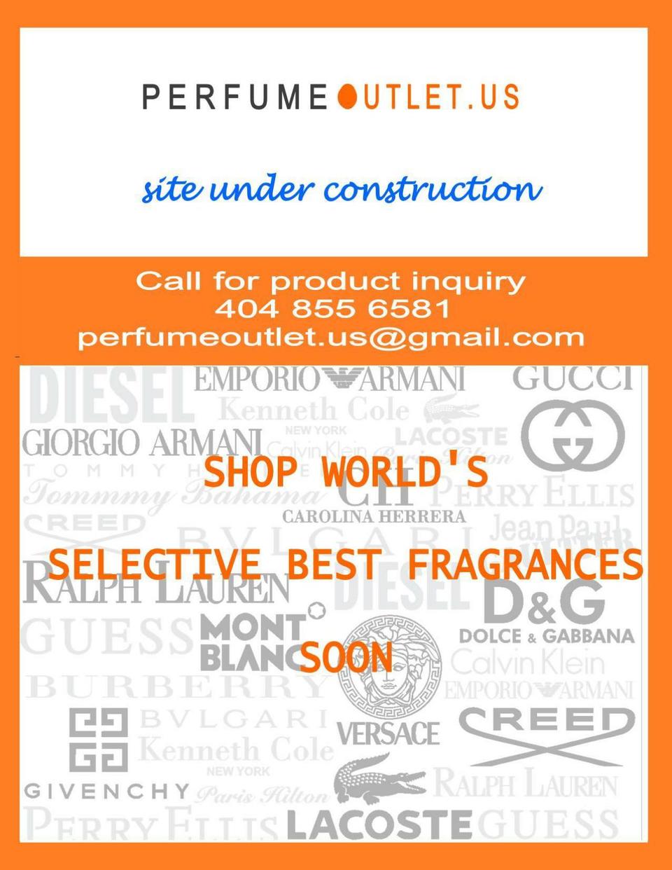 perfumeoutlet.us shopify website screenshot