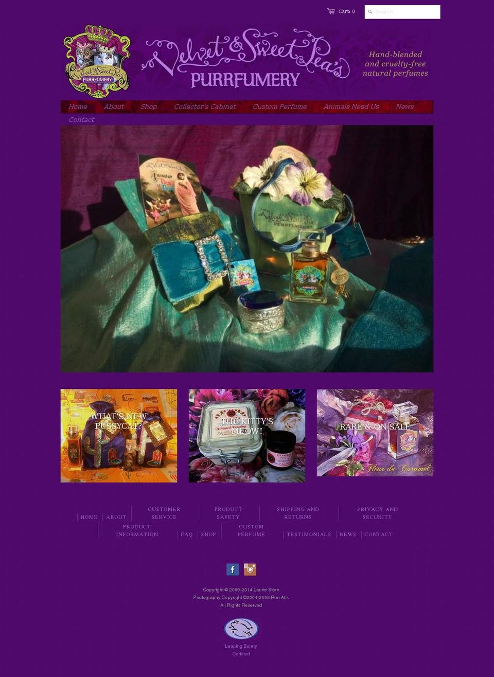 perfumersgarden.com — Shopify storefront screenshot