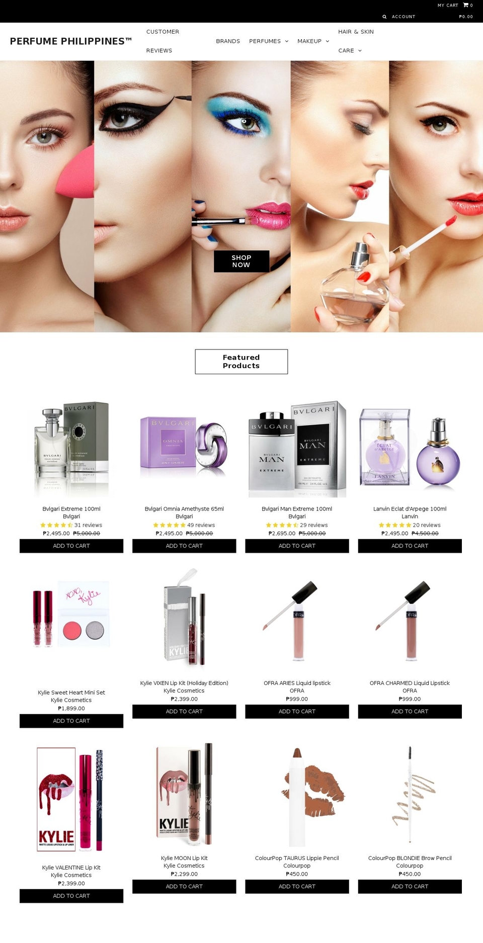 warehouse Shopify theme site example perfumes.com.ph