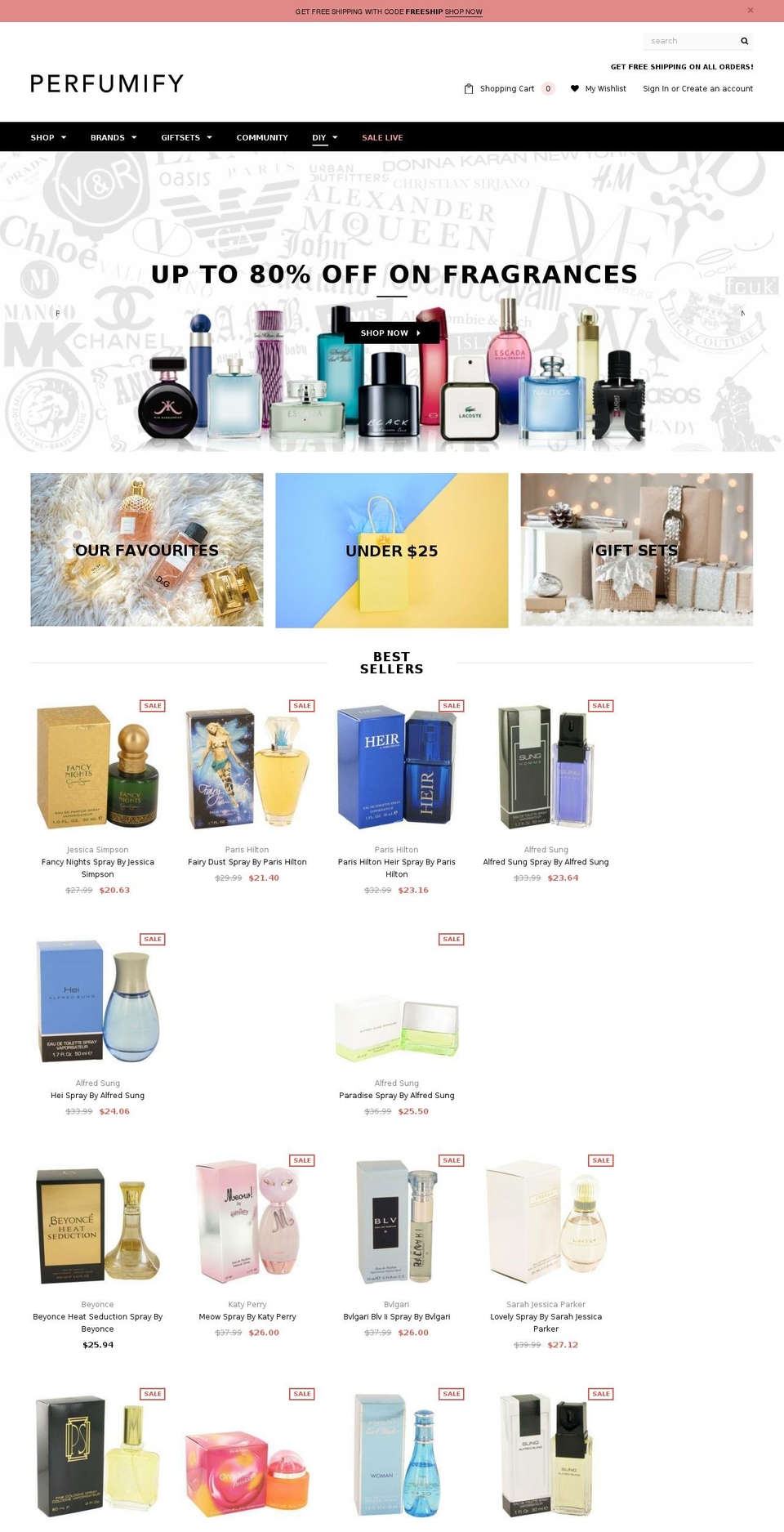 perfumify.com — Shopify storefront screenshot