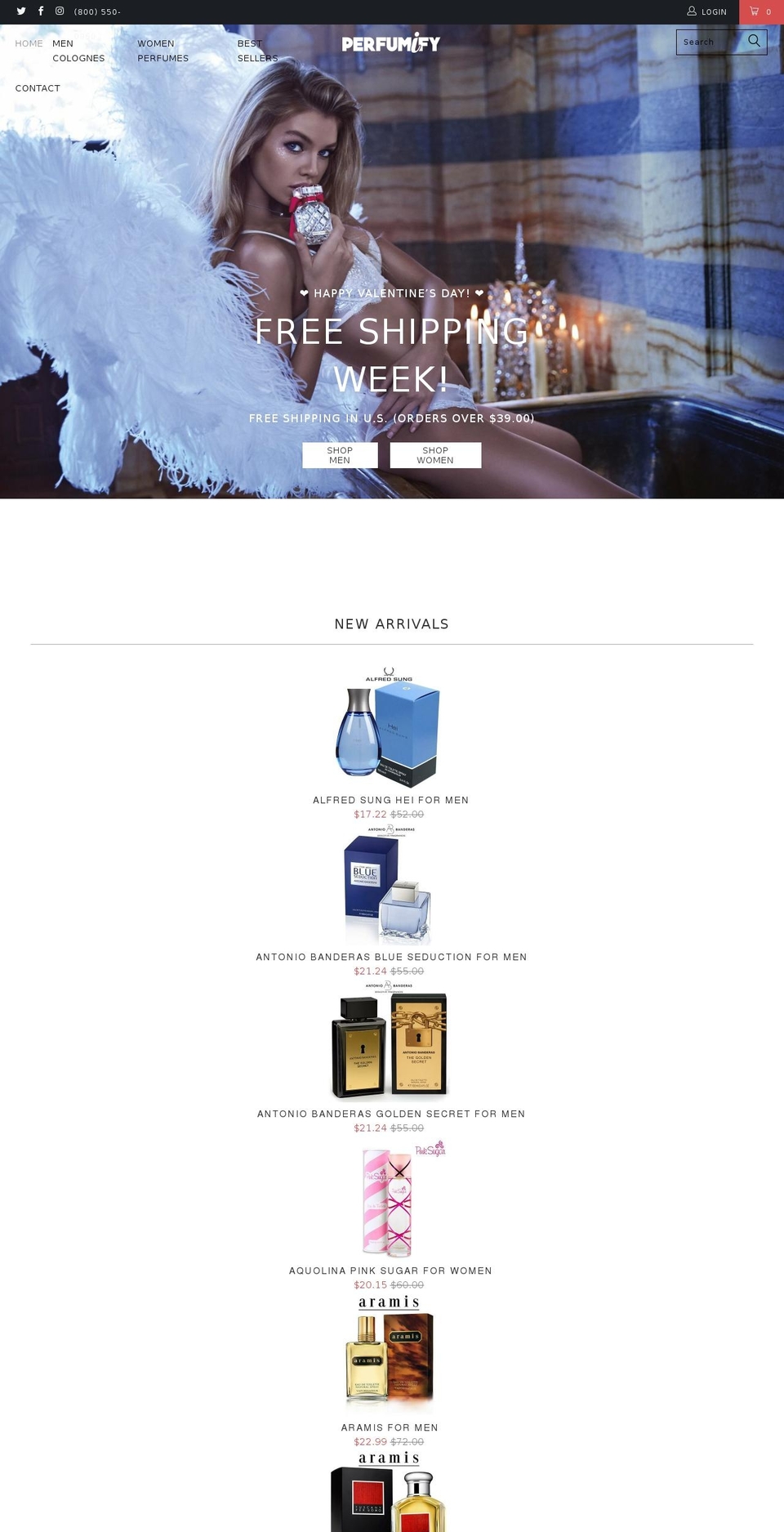 perfumify.net shopify website screenshot