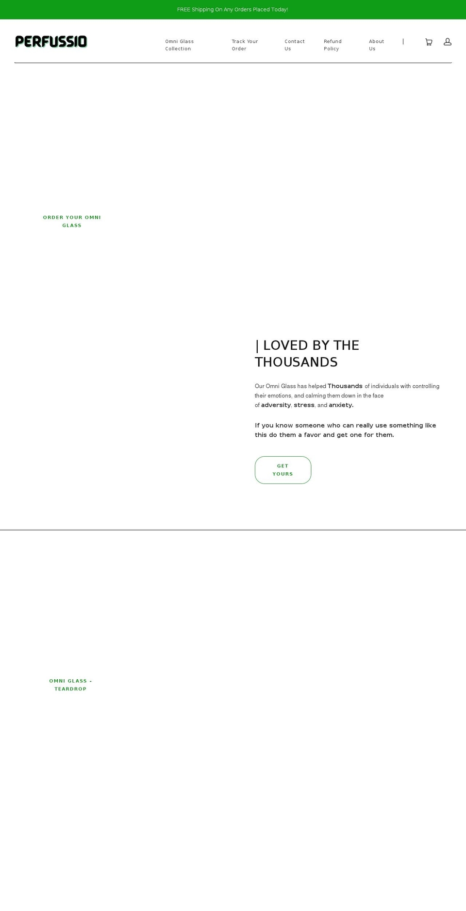 perfussio.com shopify website screenshot