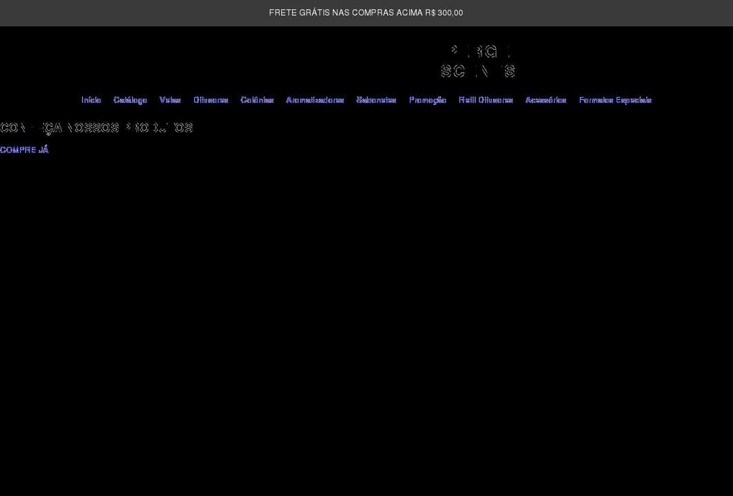 perge.com.br shopify website screenshot