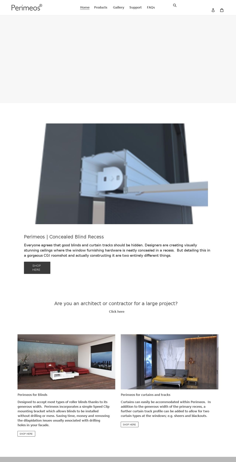 perimeos.com shopify website screenshot