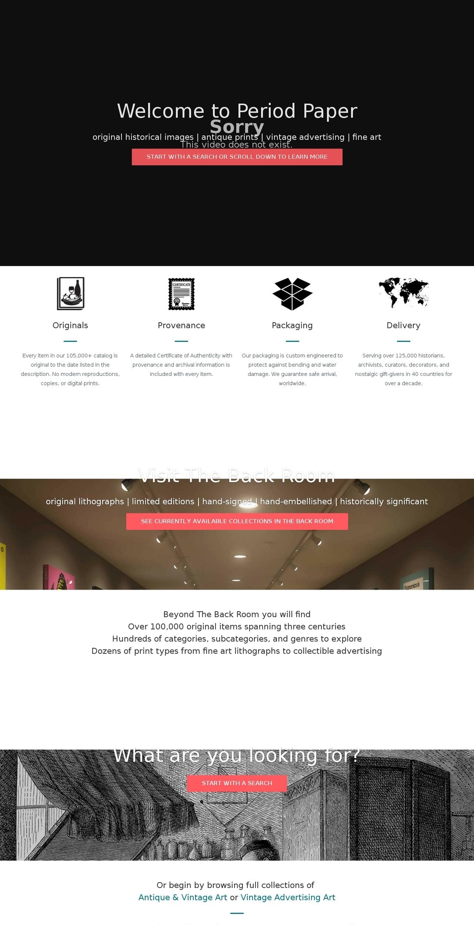periodpapernewsletter.com shopify website screenshot
