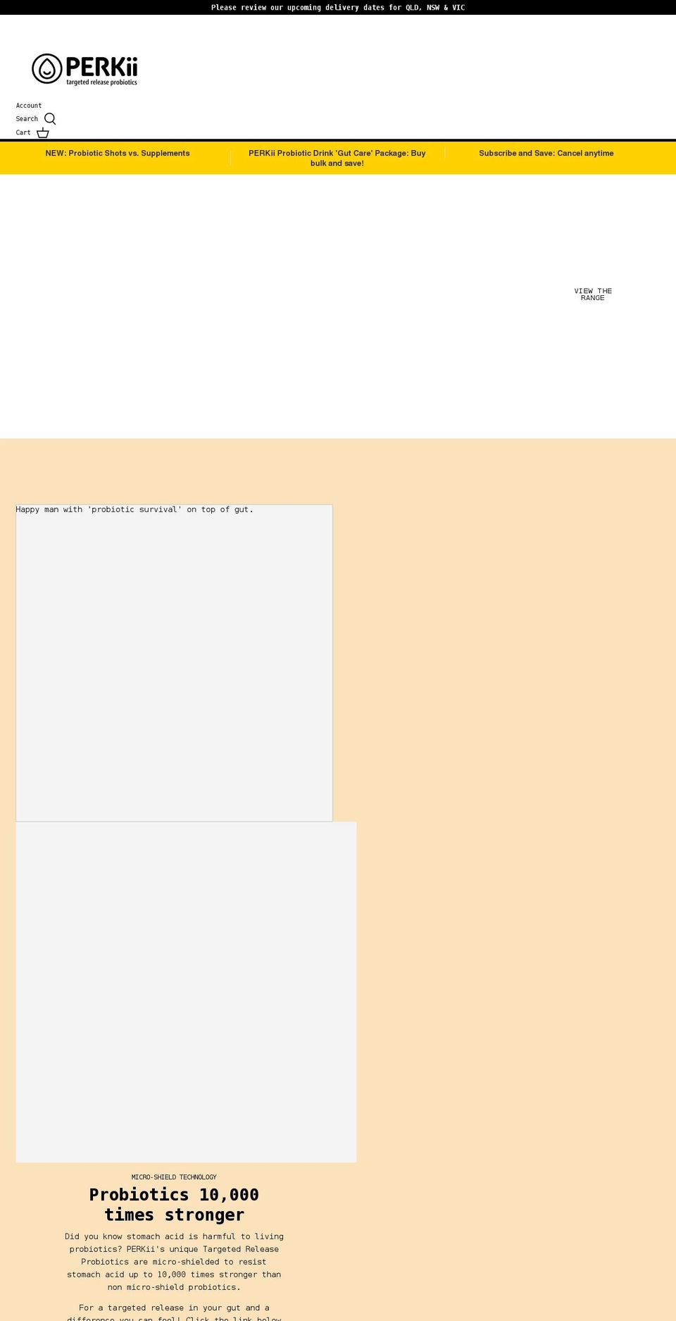 perkii.com shopify website screenshot