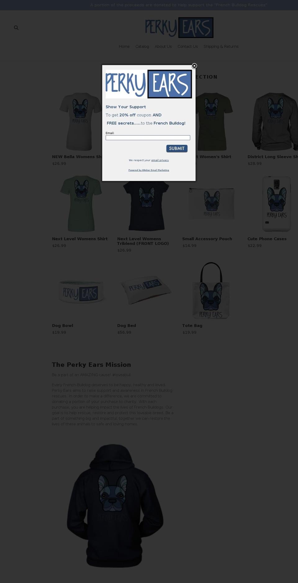 perkyears.com — Shopify storefront screenshot