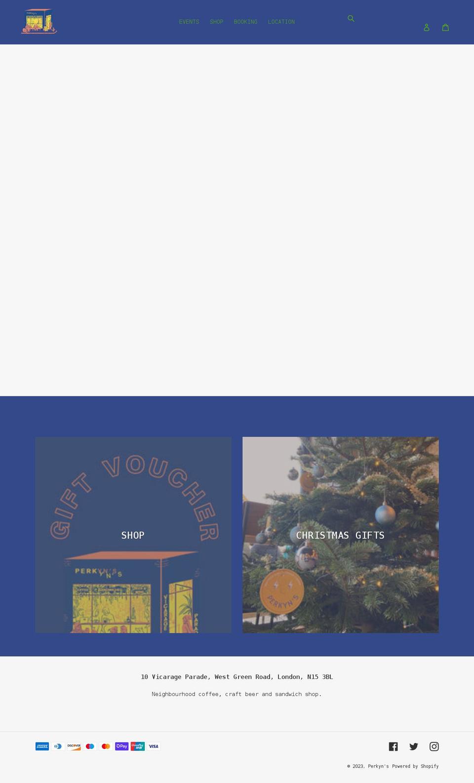 perkyns.myshopify.com shopify website screenshot