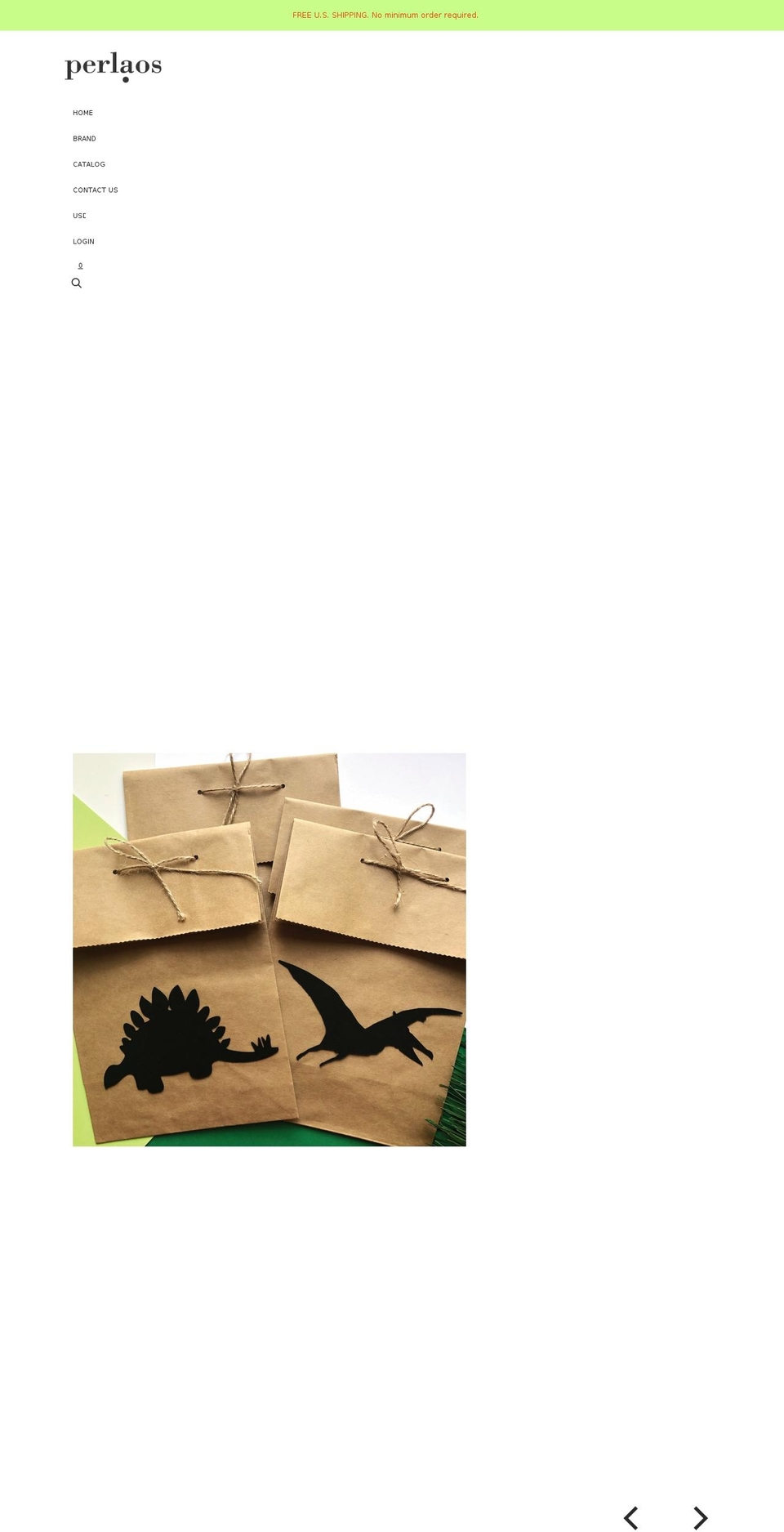perlaos.com shopify website screenshot
