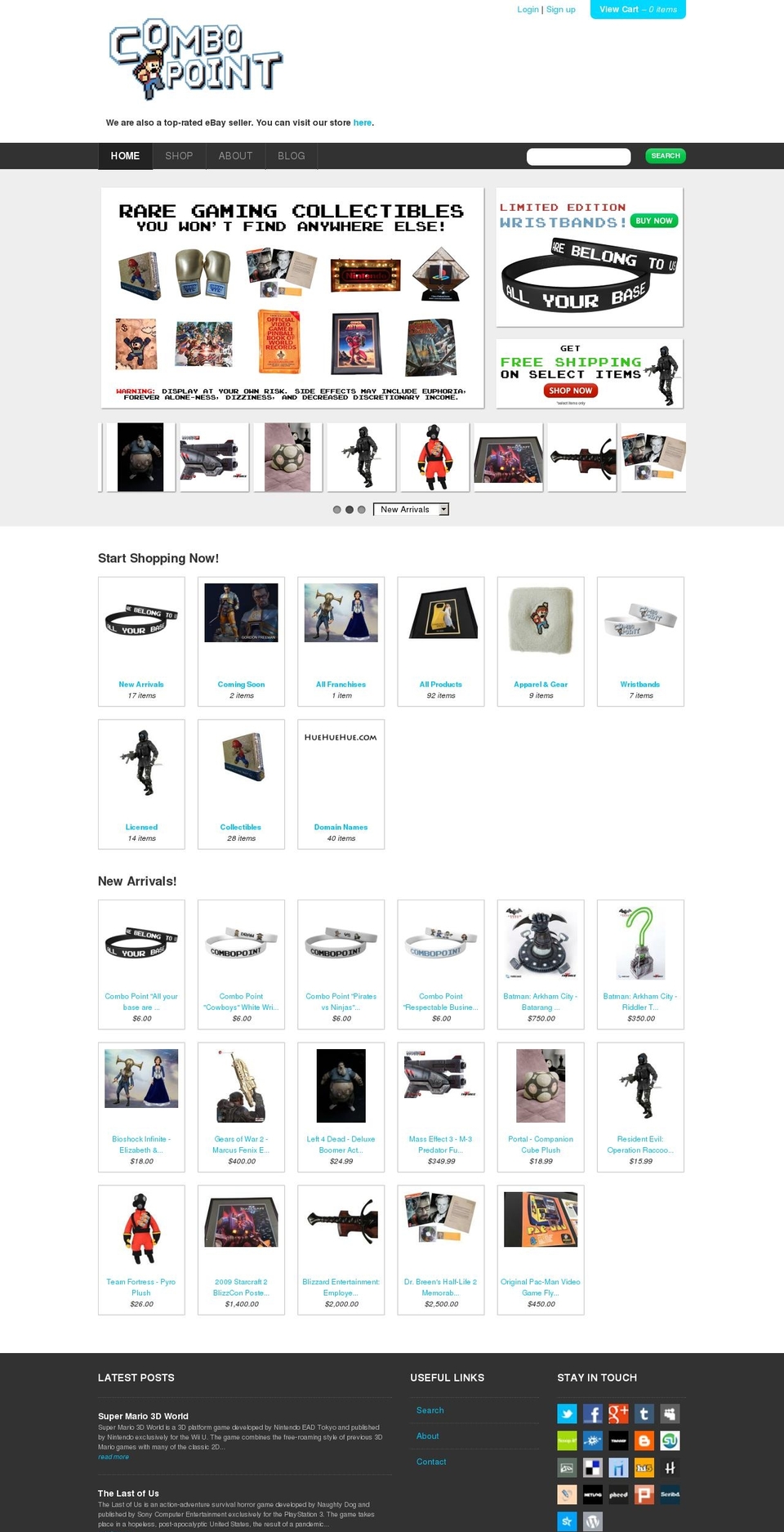 permanentdeath.com shopify website screenshot