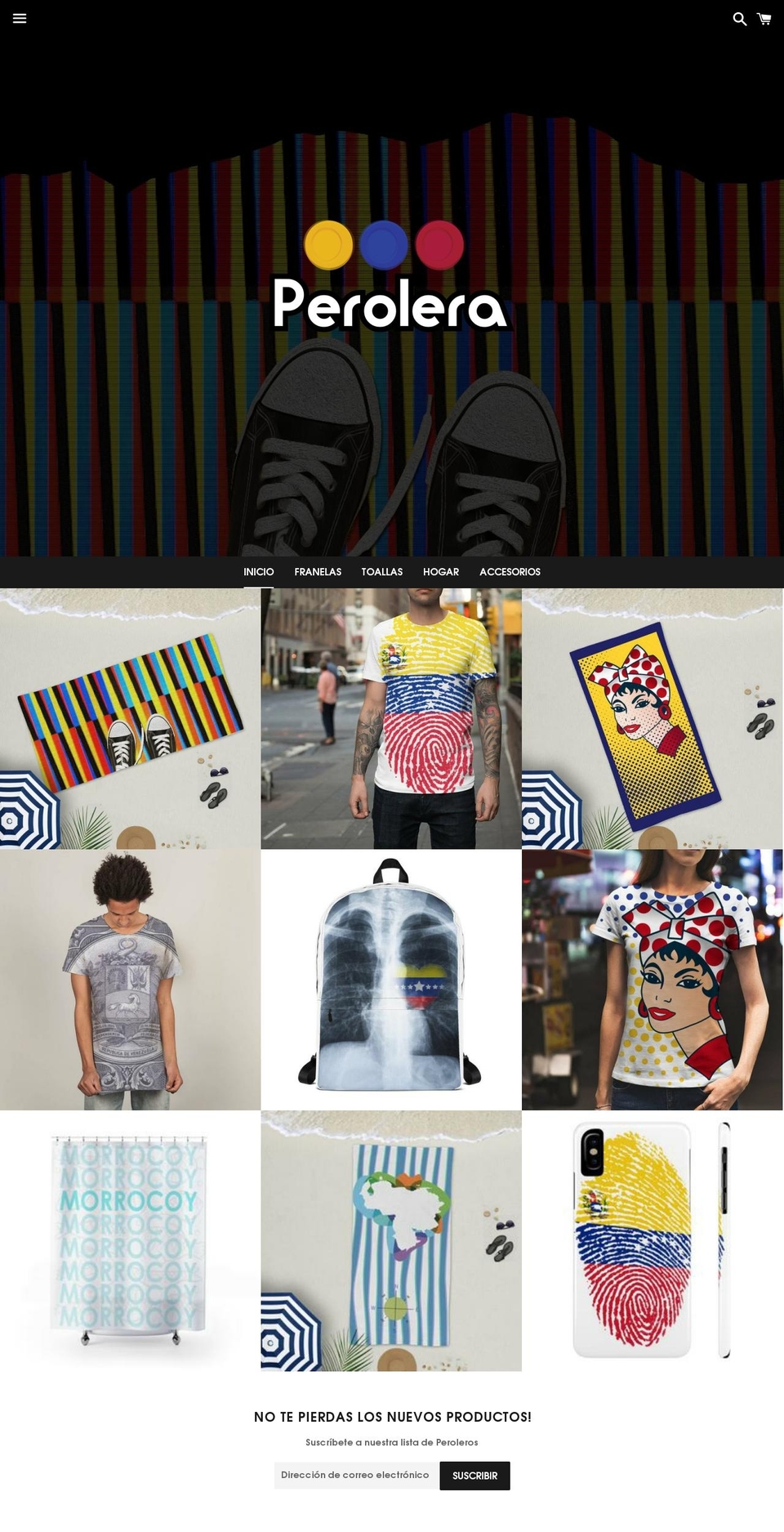 perolera.com — Shopify storefront screenshot