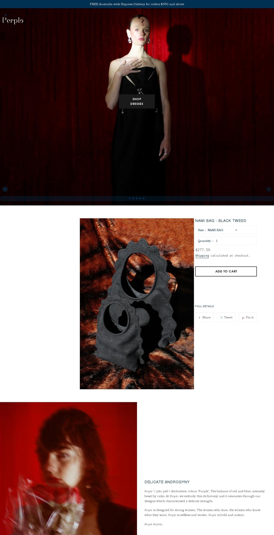 perplewomen.com shopify website screenshot