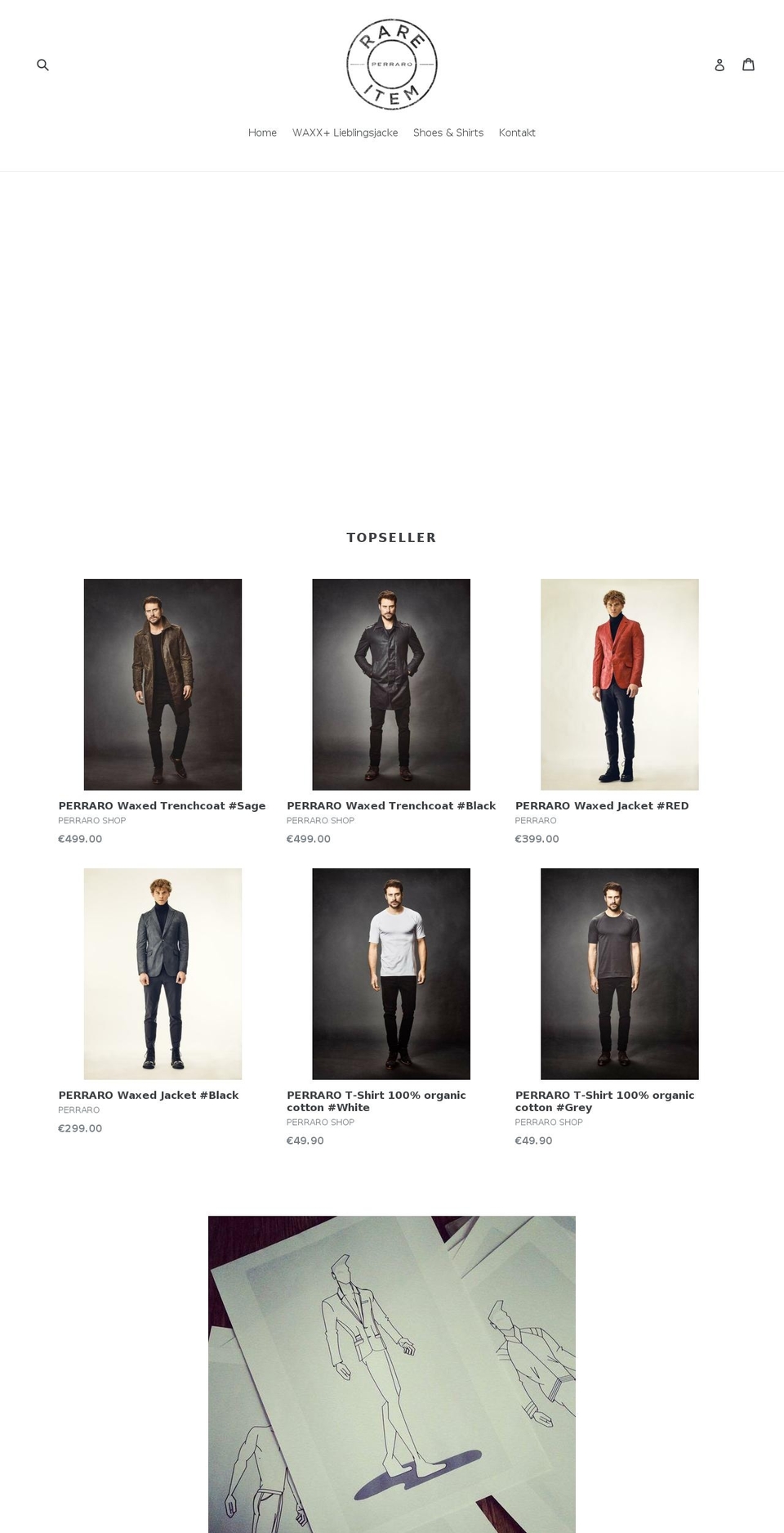 perraro.com — Shopify storefront screenshot