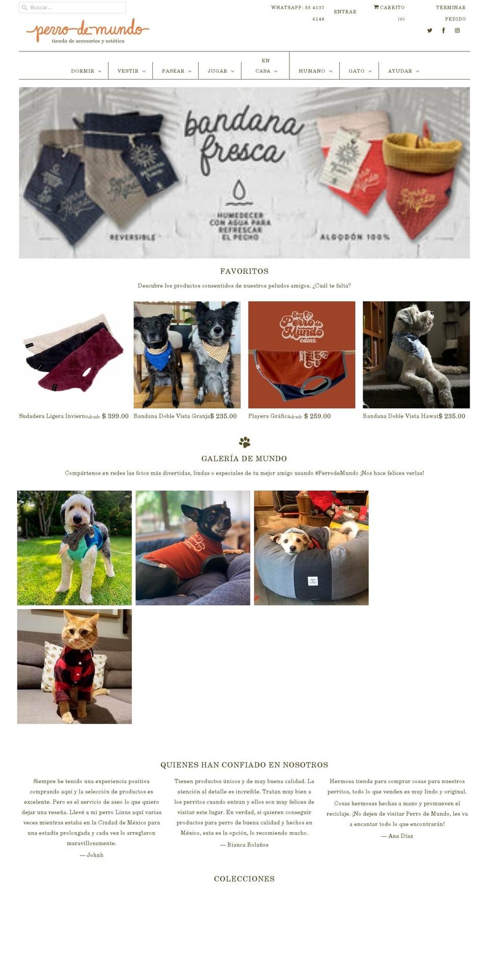 perrodemundo.com shopify website screenshot