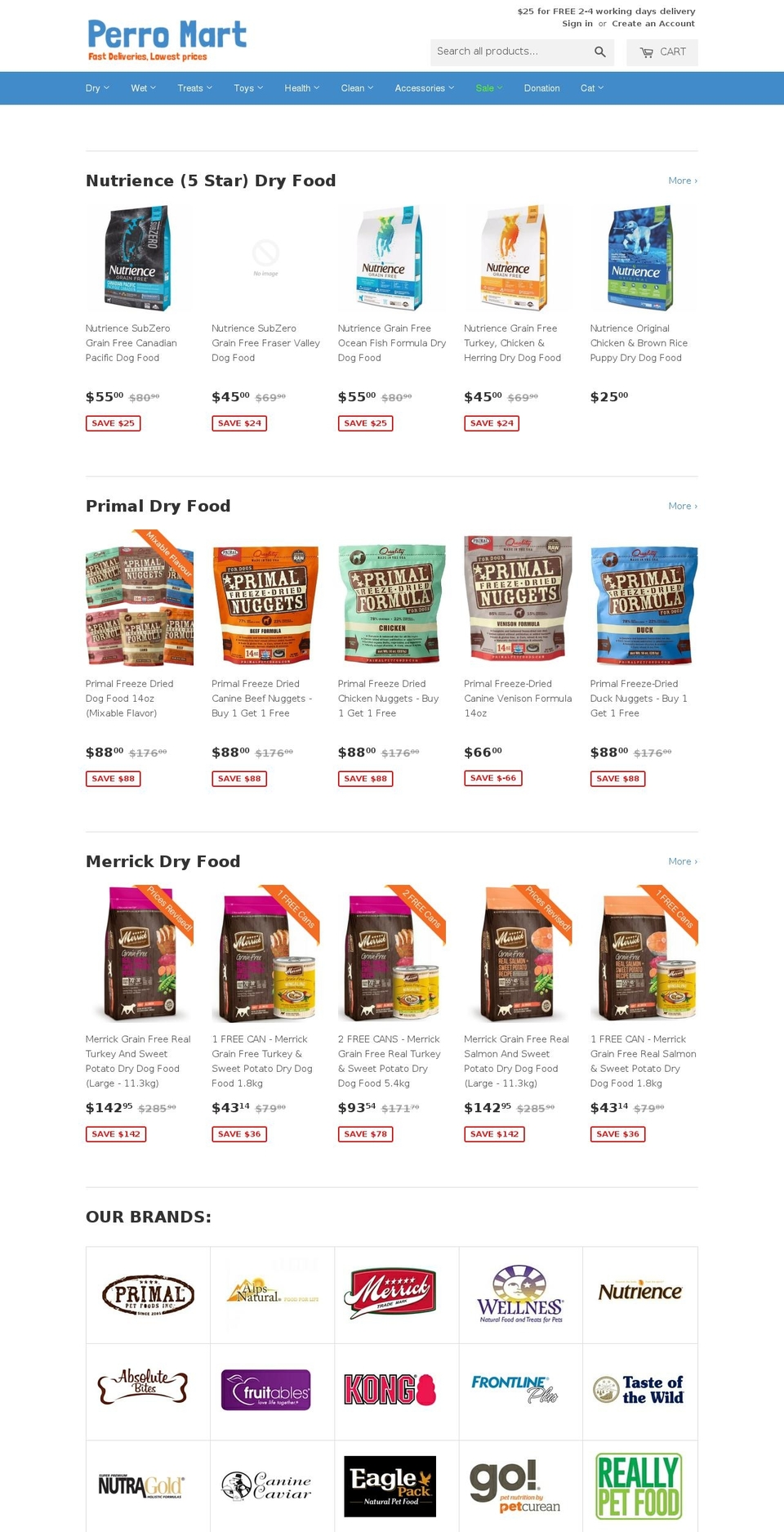 perromart.com shopify website screenshot