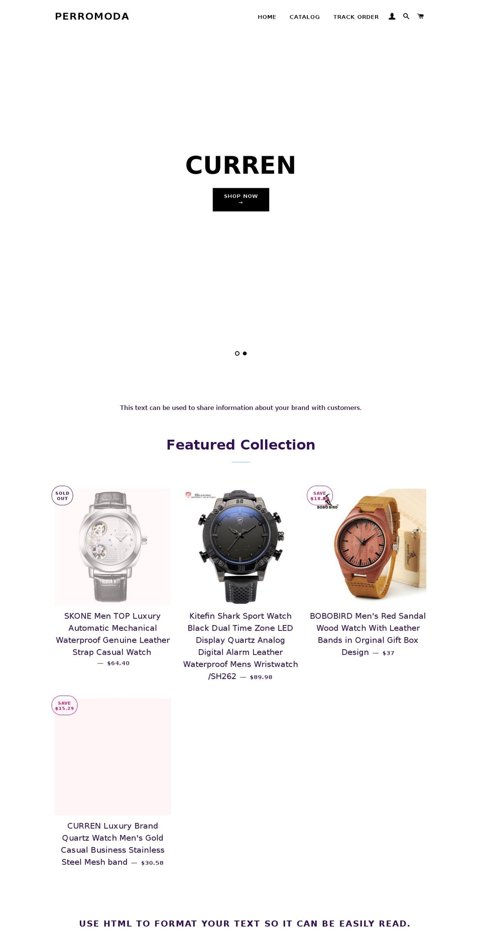 perromoda.com — Shopify storefront screenshot
