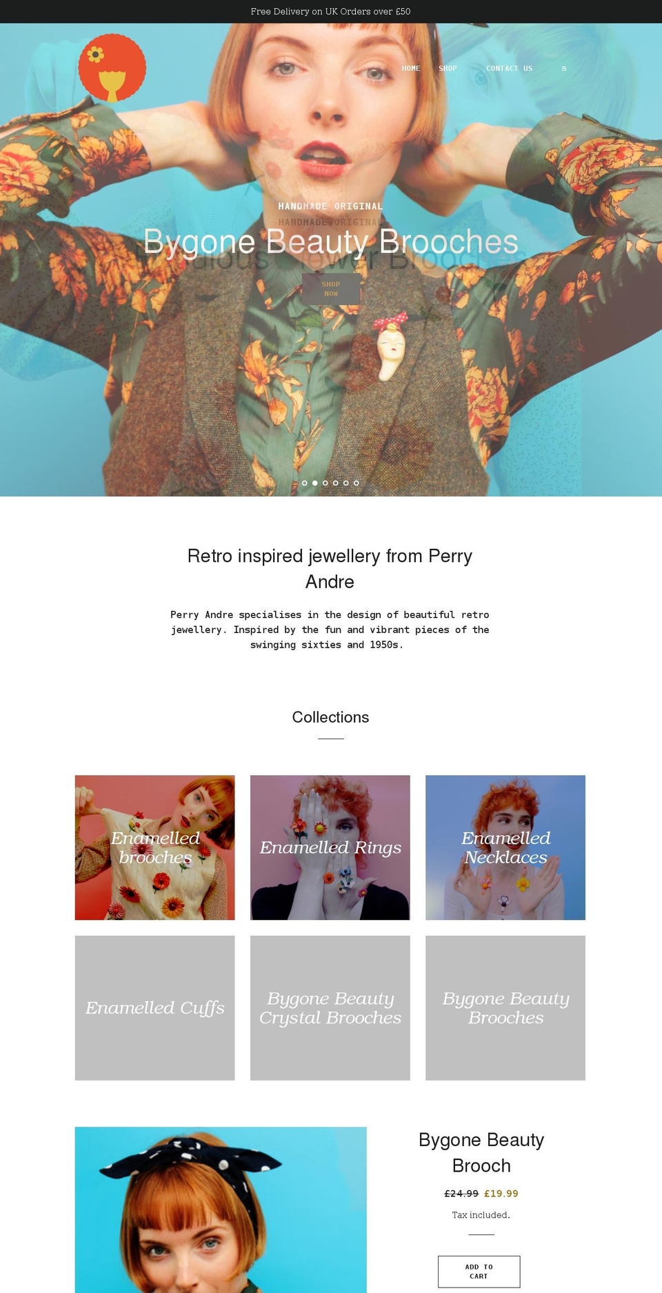 perryandre.com shopify website screenshot