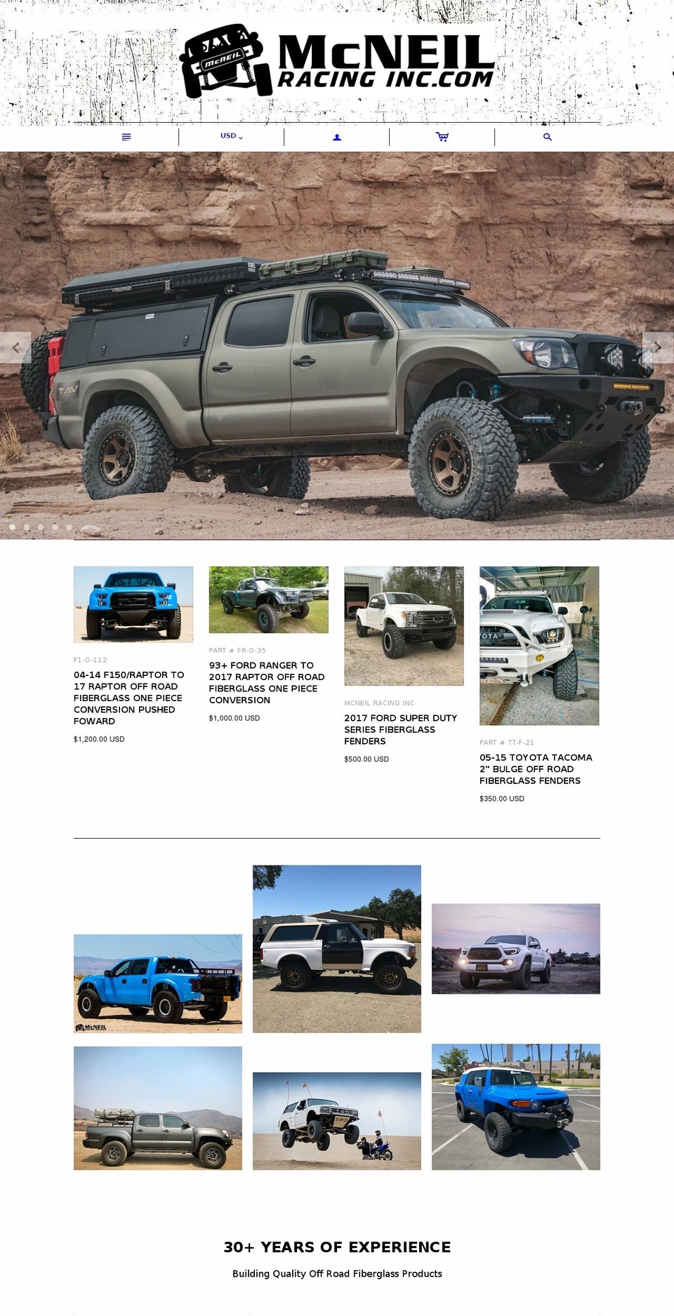 perrysfabnfiber.com — Shopify storefront screenshot