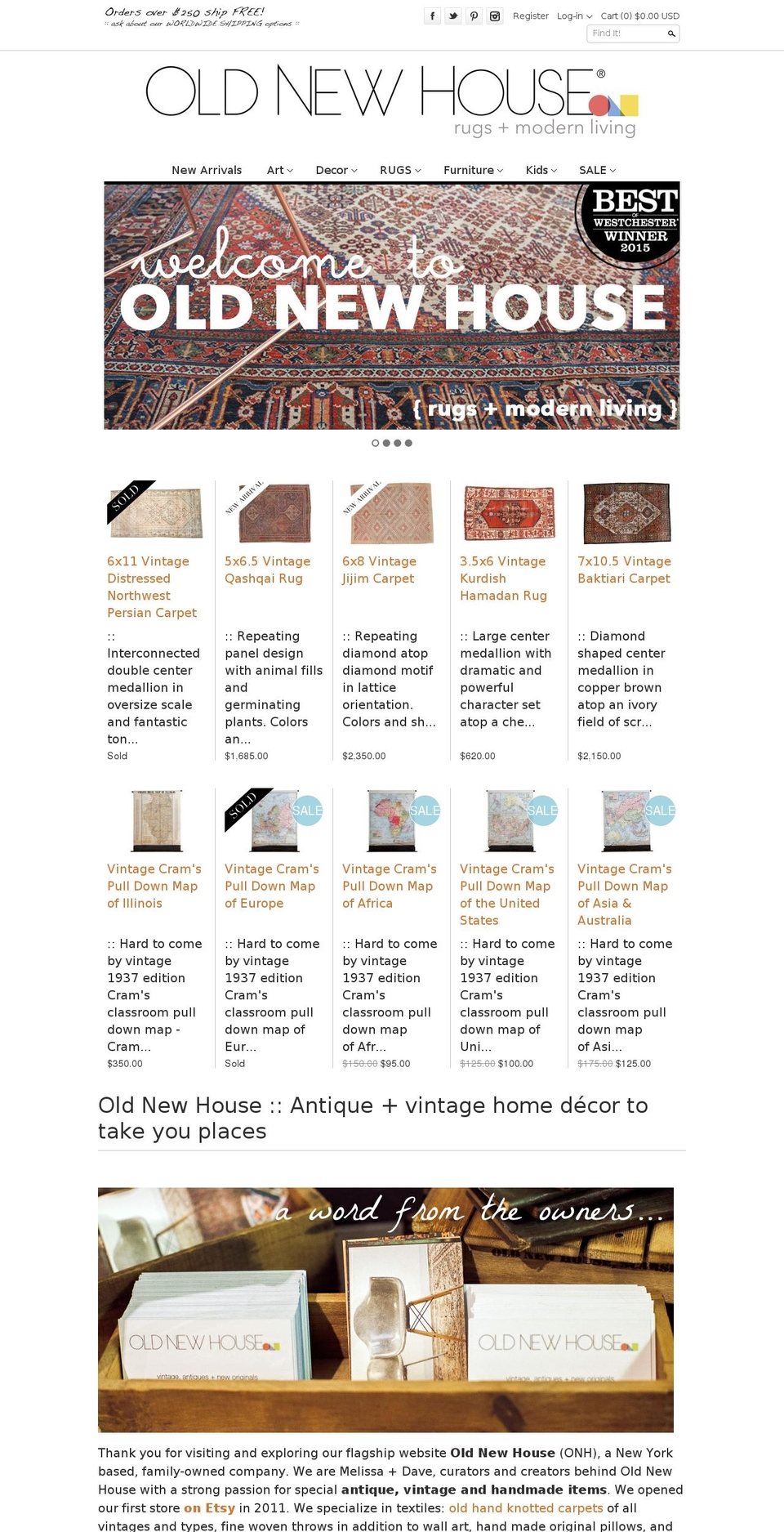 published theme with CSP code removed Shopify theme site example persianrugsny.com
