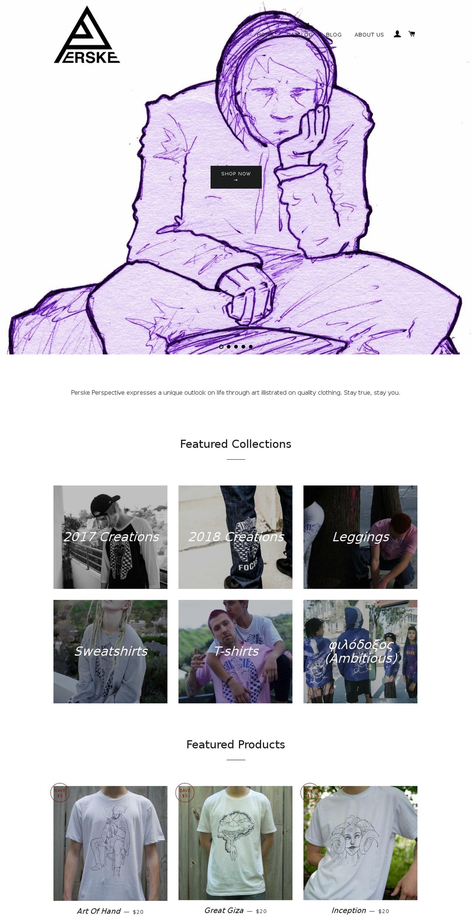 perskepers.com — Shopify storefront screenshot