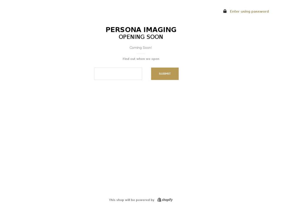 persona-imaging.com shopify website screenshot