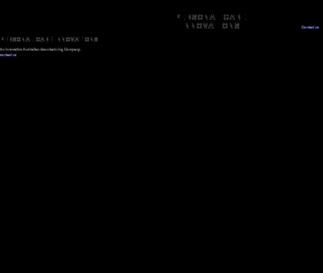 personalcareinnovations.com shopify website screenshot