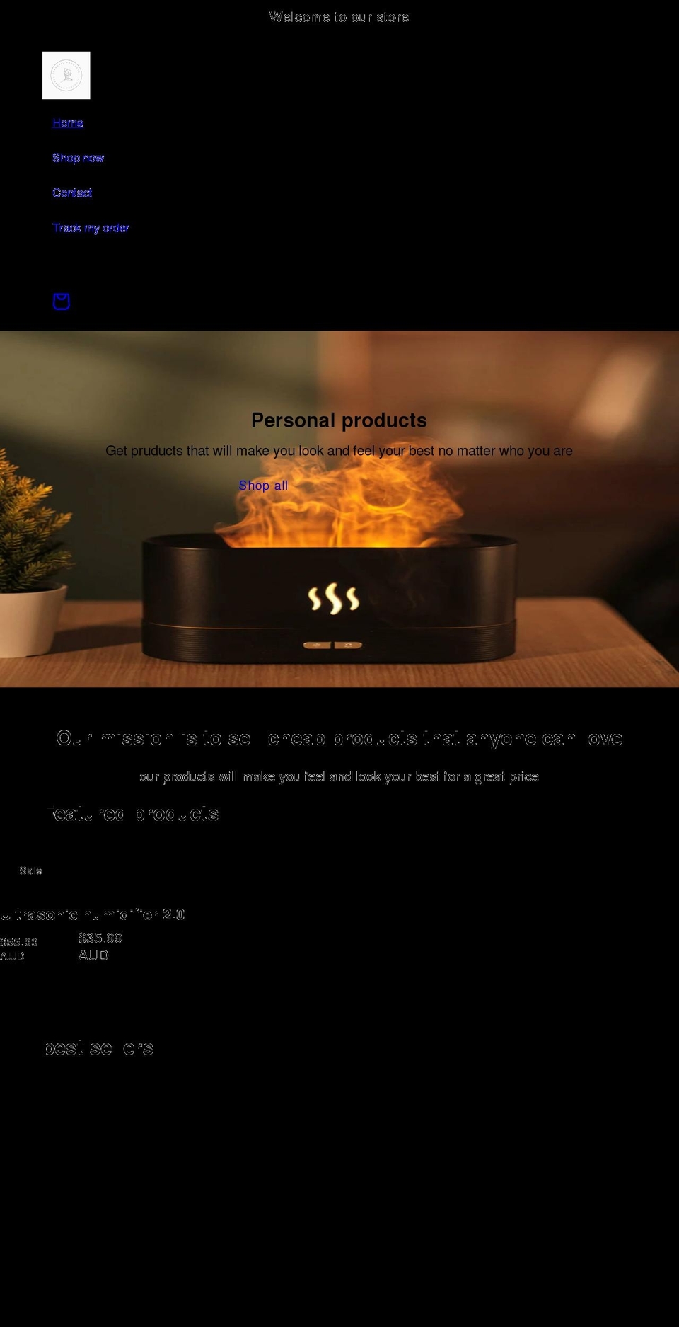 personalproducts.net shopify website screenshot