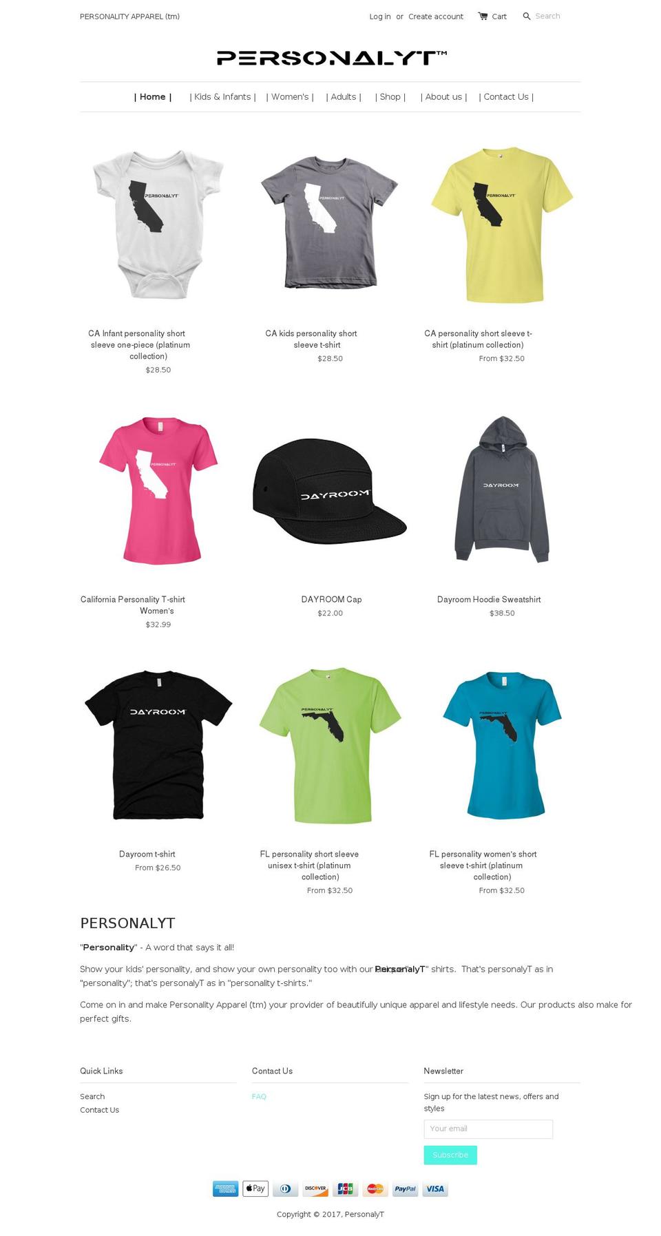 personalyt.com shopify website screenshot