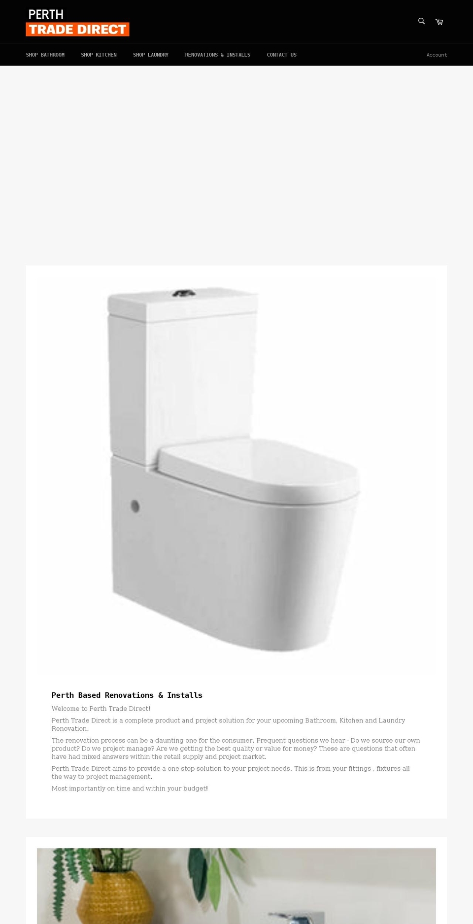 perthtradedirect.com.au shopify website screenshot