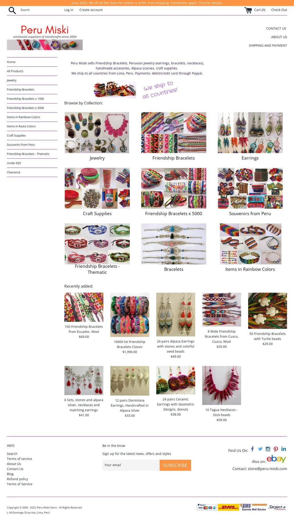 perumiski.com shopify website screenshot