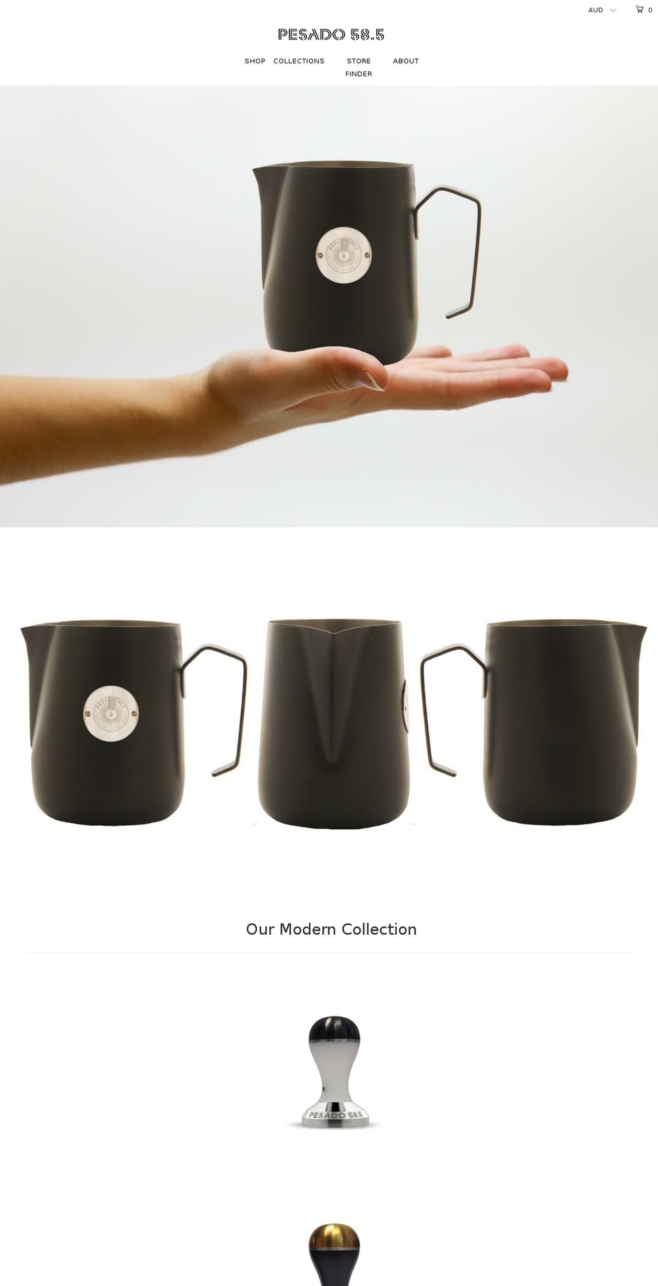 pesado.com.au shopify website screenshot