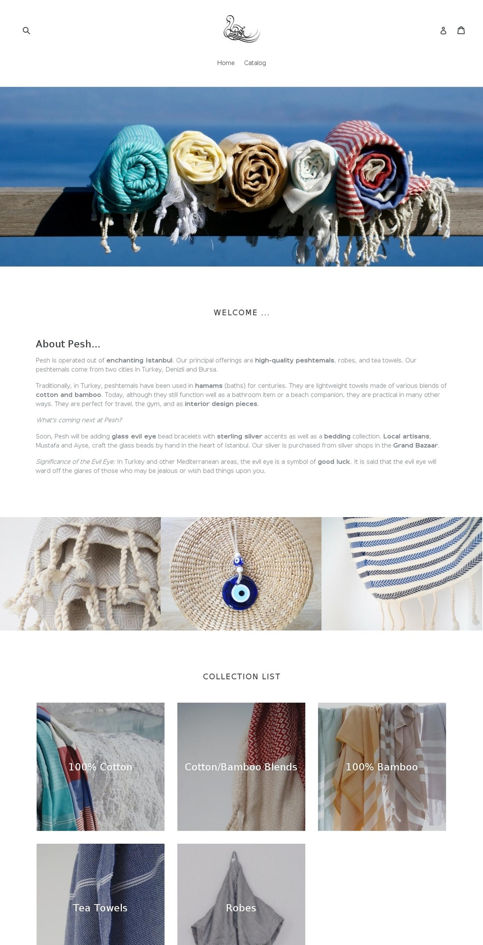 peshshop.com — Shopify storefront screenshot