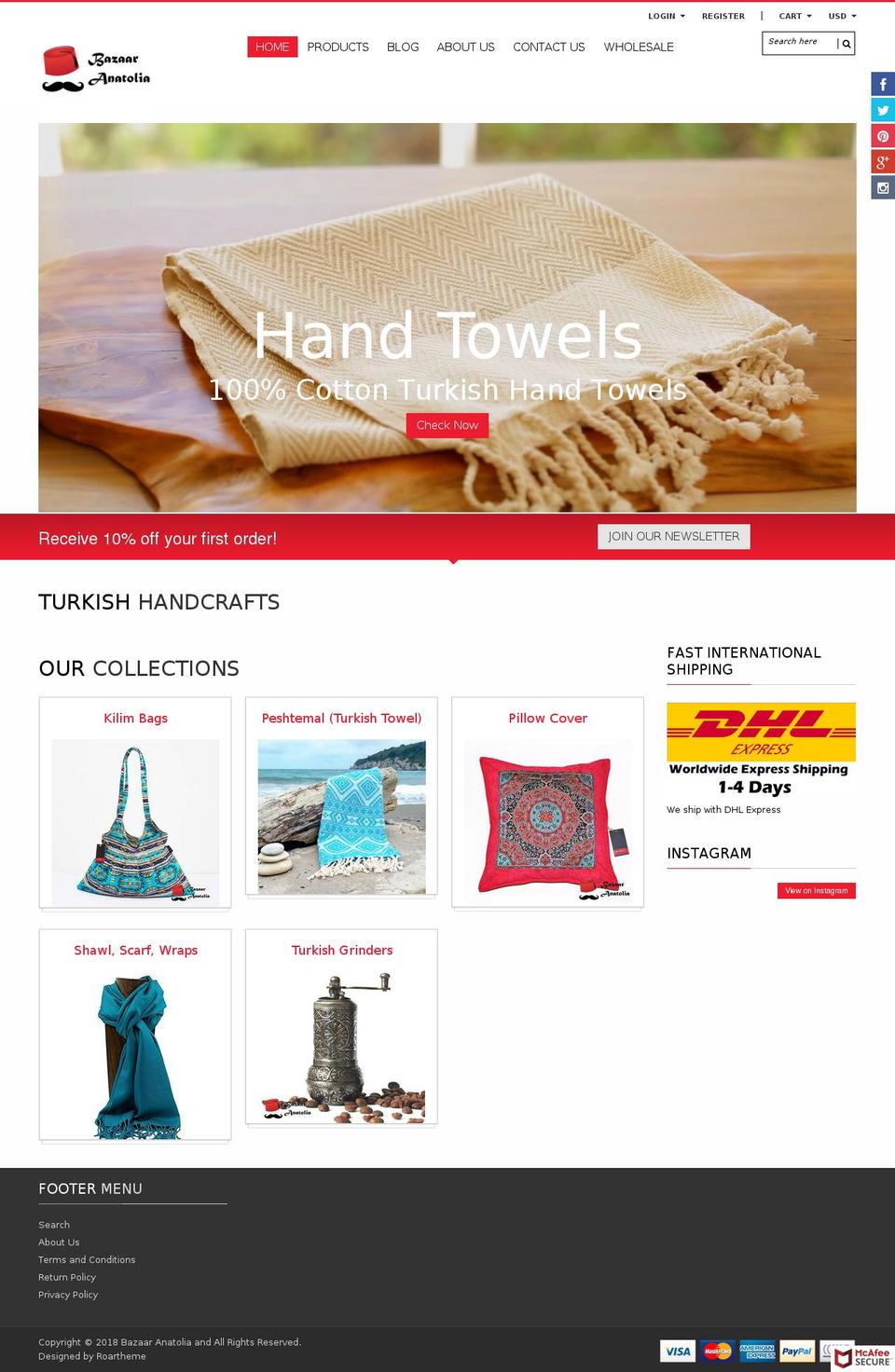 peshtemala.com — Shopify storefront screenshot