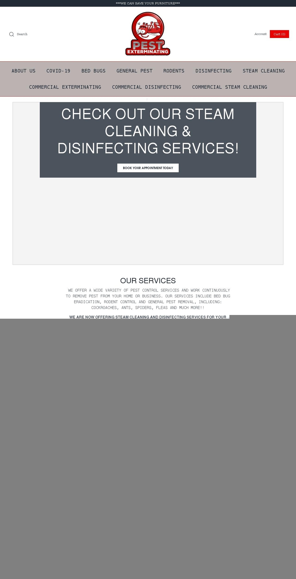 pestexterminating.org shopify website screenshot