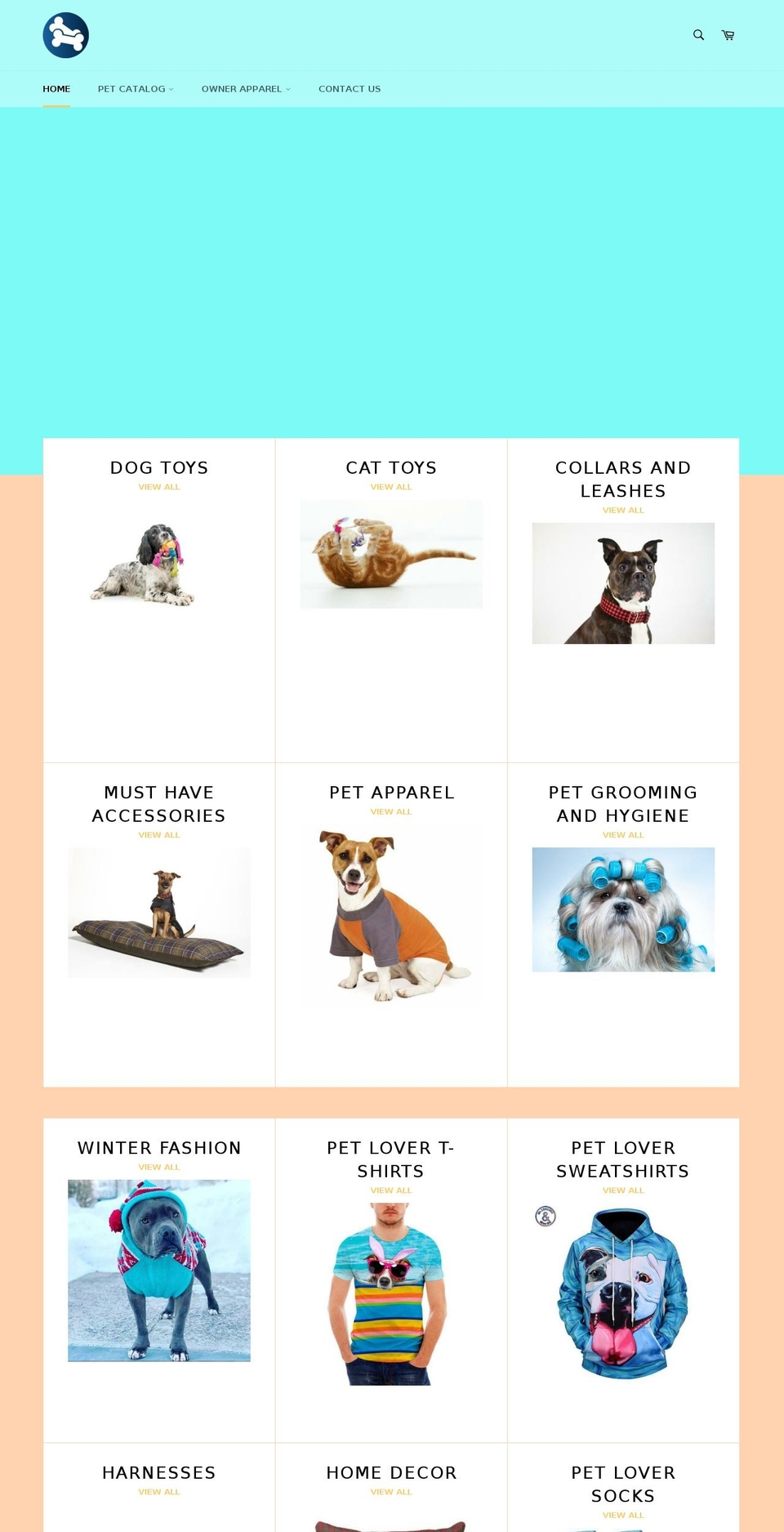 pet-bay.com shopify website screenshot