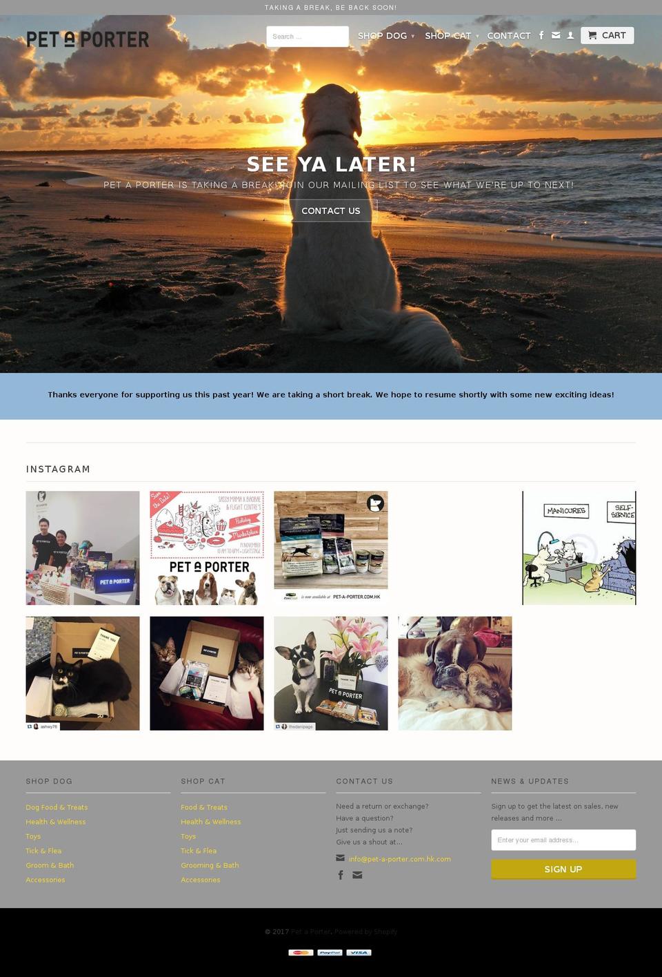 pet-porter.com shopify website screenshot