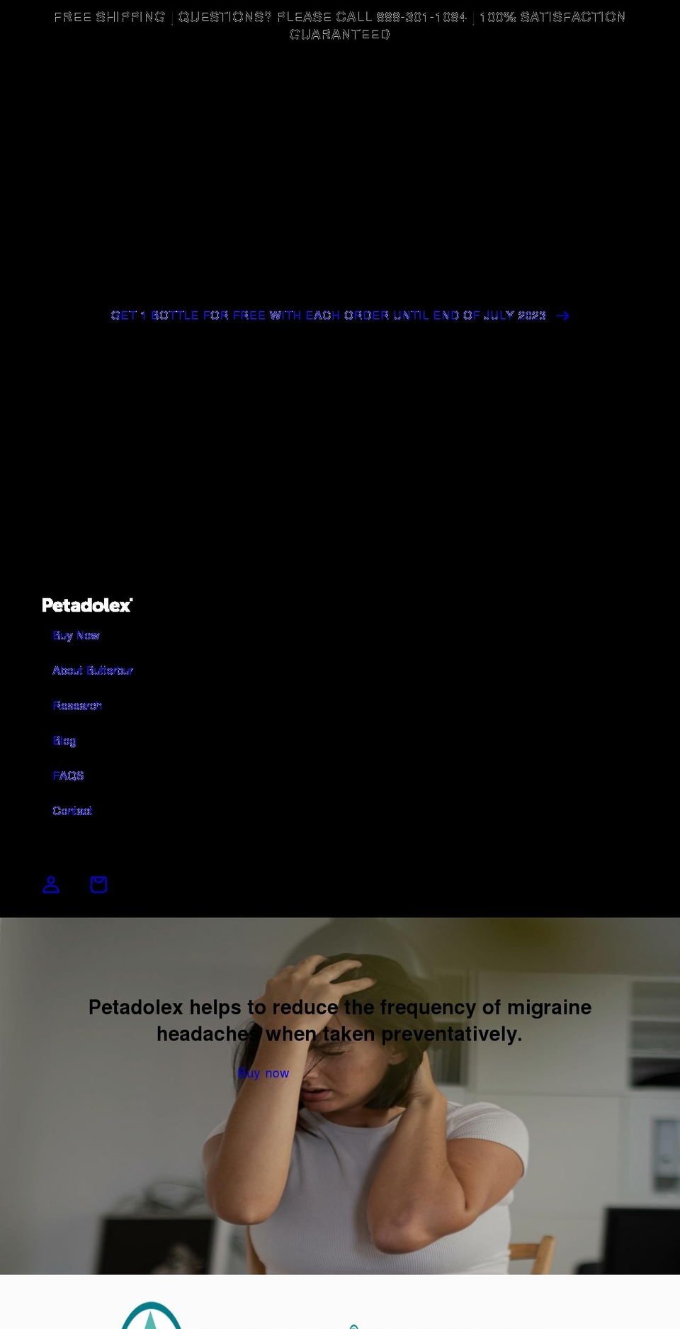 petadolex.ca shopify website screenshot