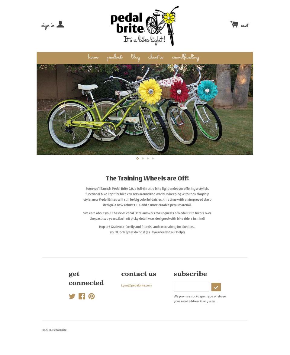 pedalbrite-10850093 Shopify theme site example petalbrite.com