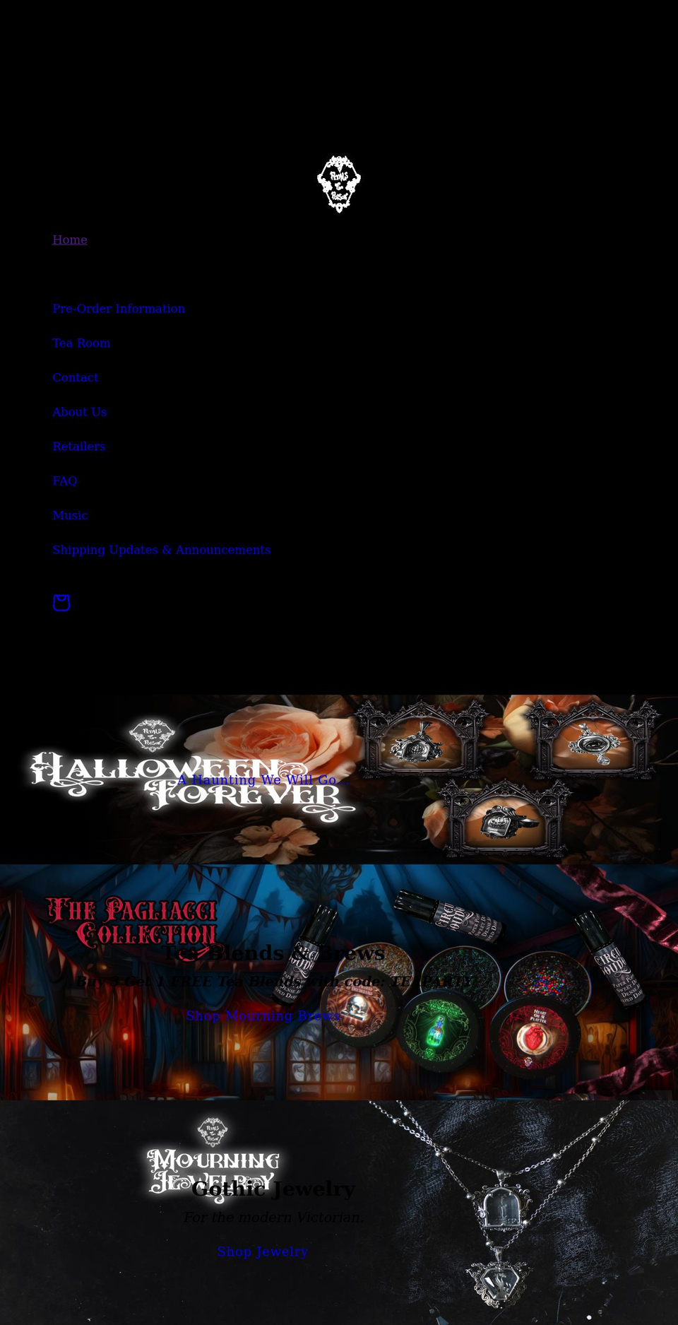 petalsandpoison.com shopify website screenshot