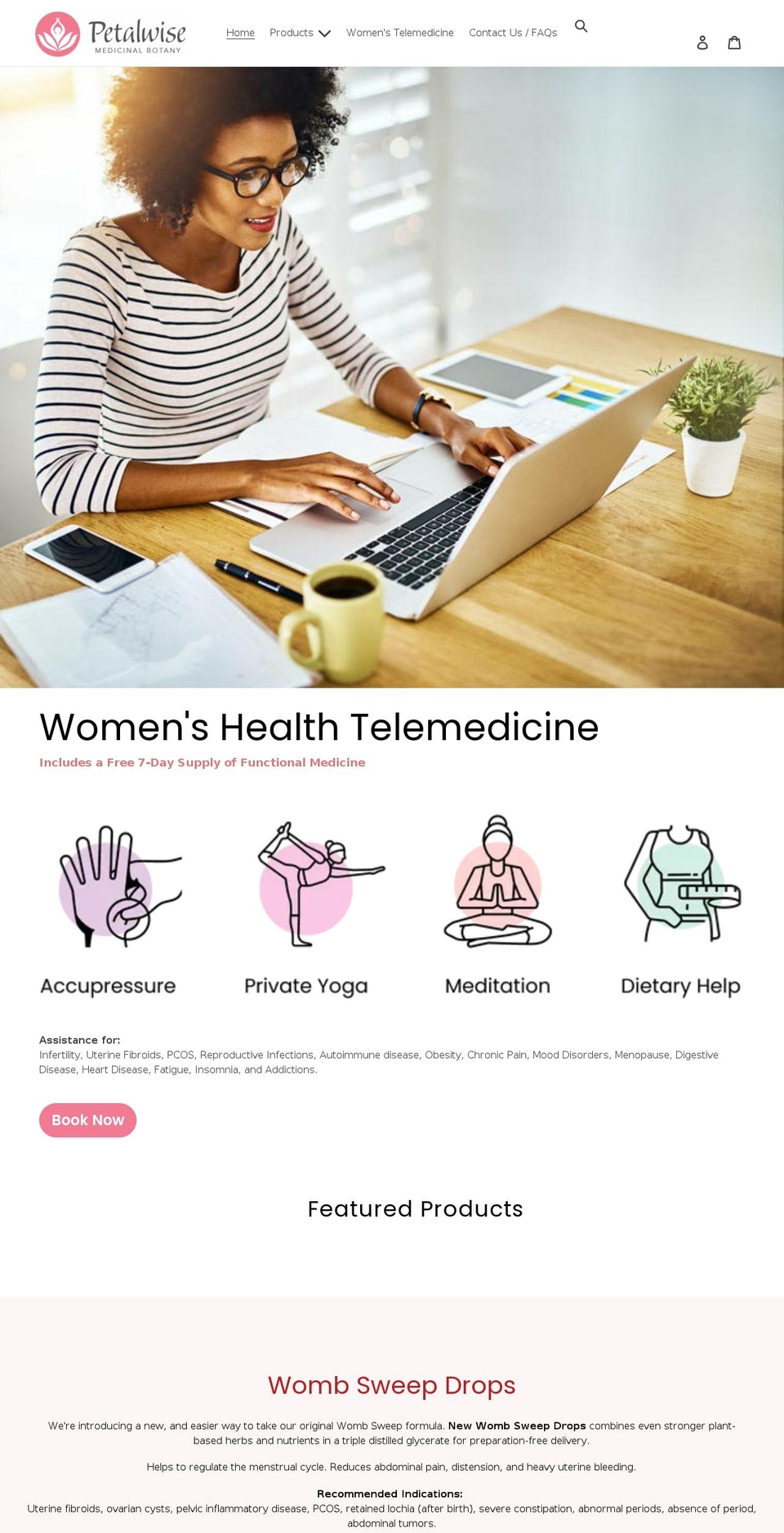 petalwise.com shopify website screenshot