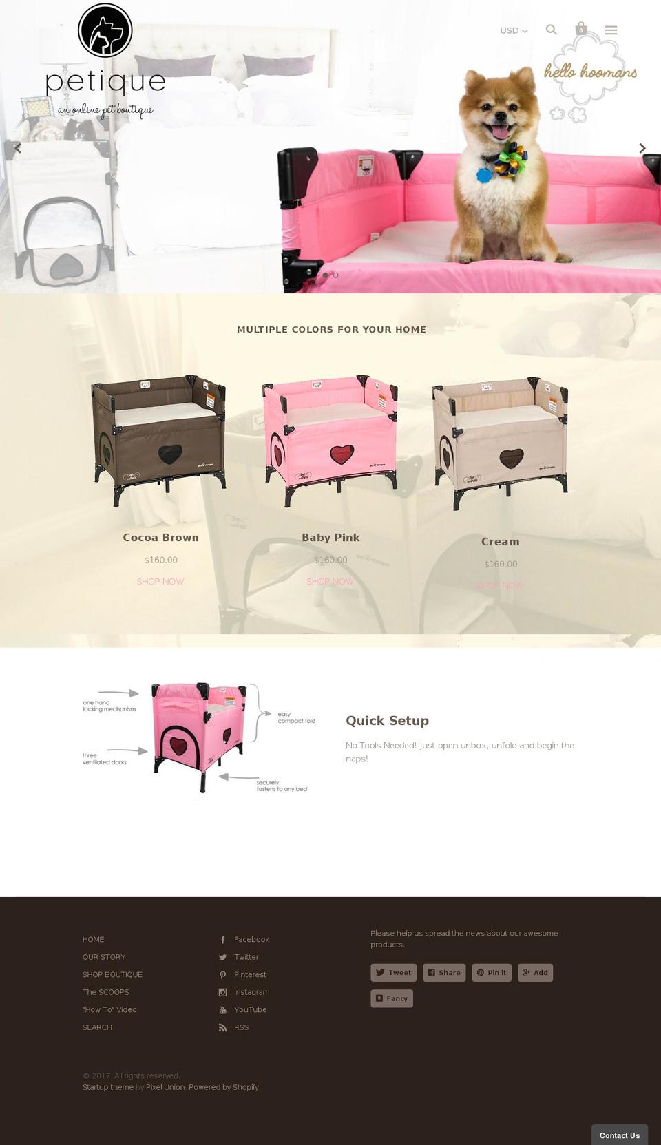 petandpets.com shopify website screenshot