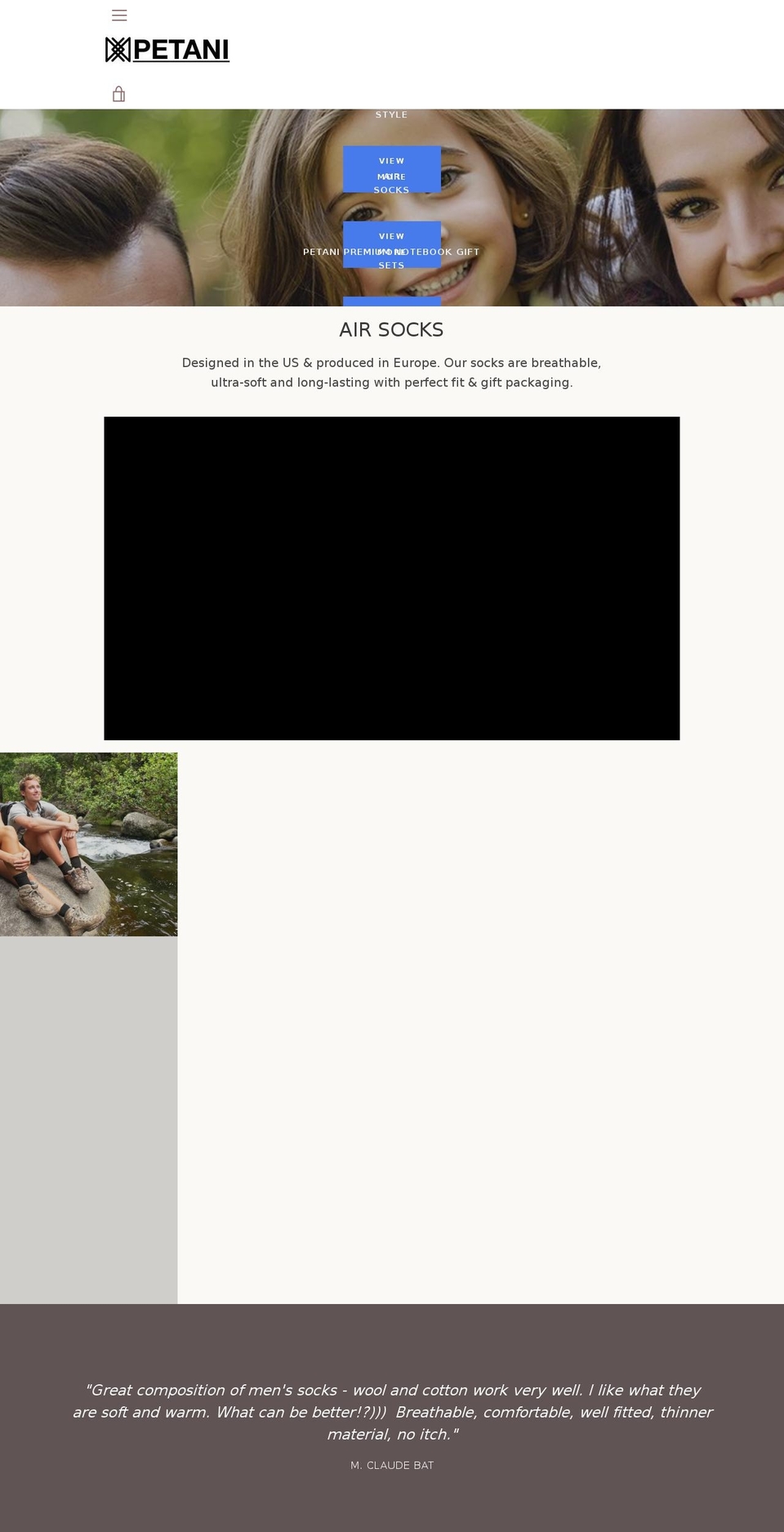 petani-style.com shopify website screenshot
