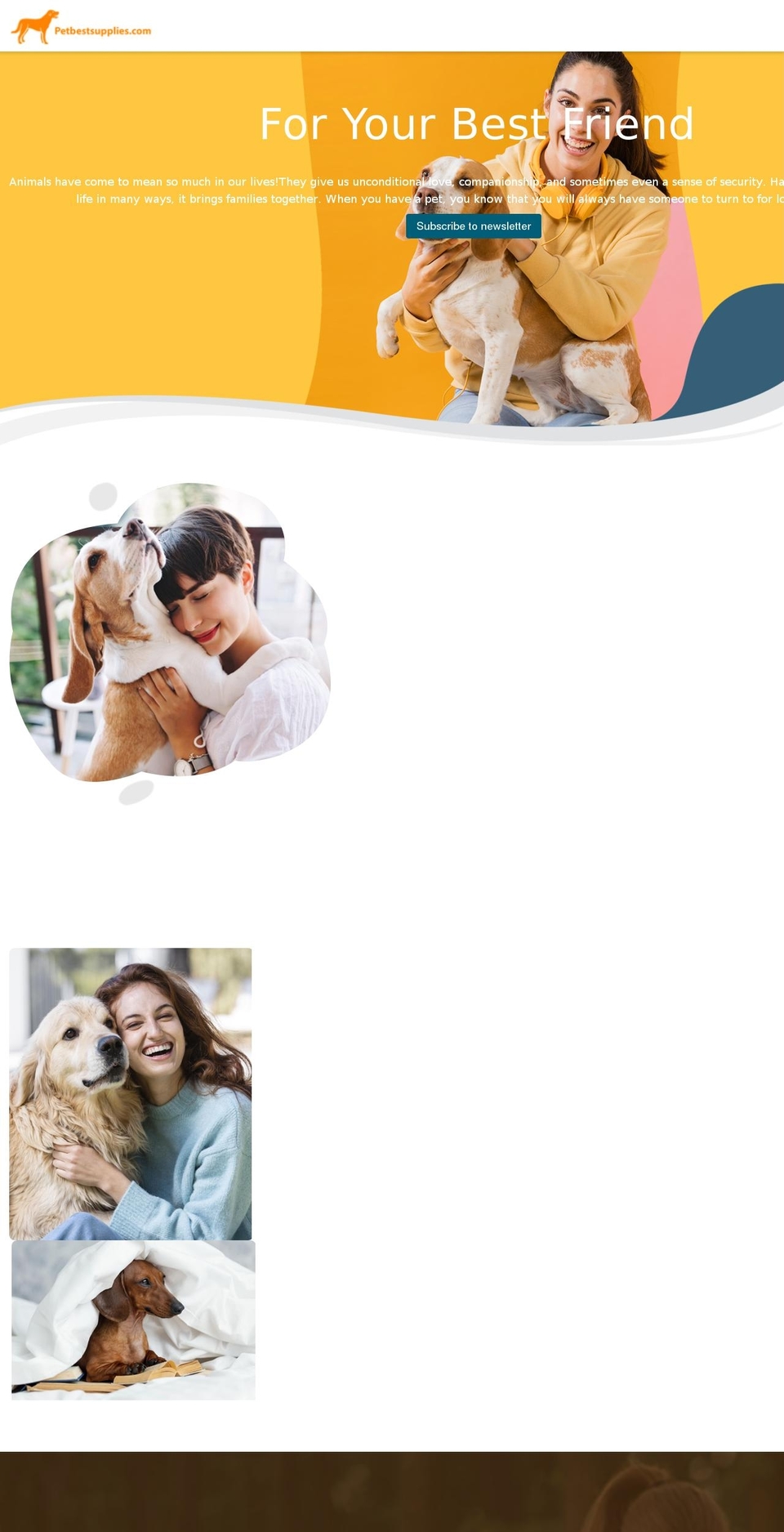 petbestsupplies.com — Shopify storefront screenshot