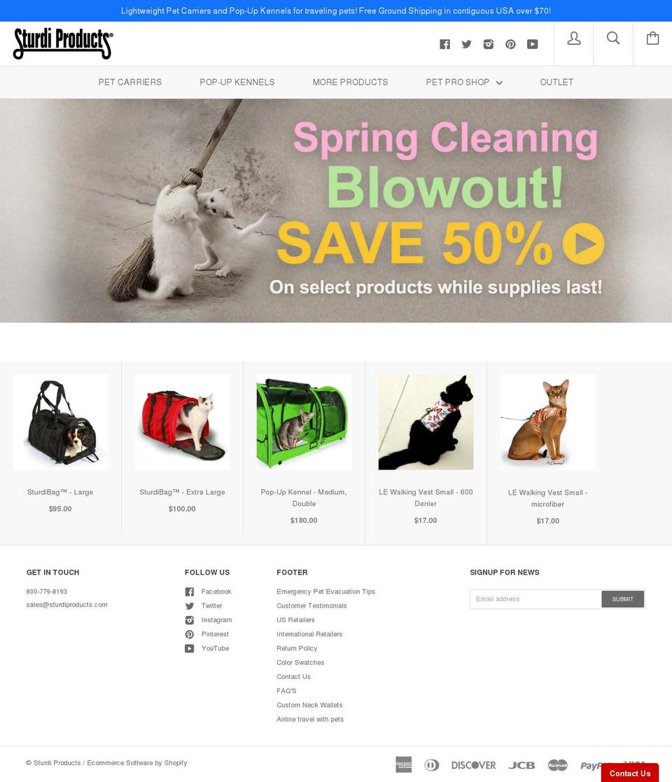 Kagami Shopify theme site example petcarrier.com