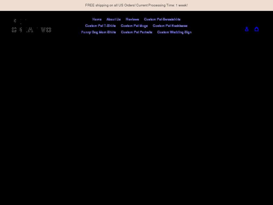 petcreativo.com shopify website screenshot