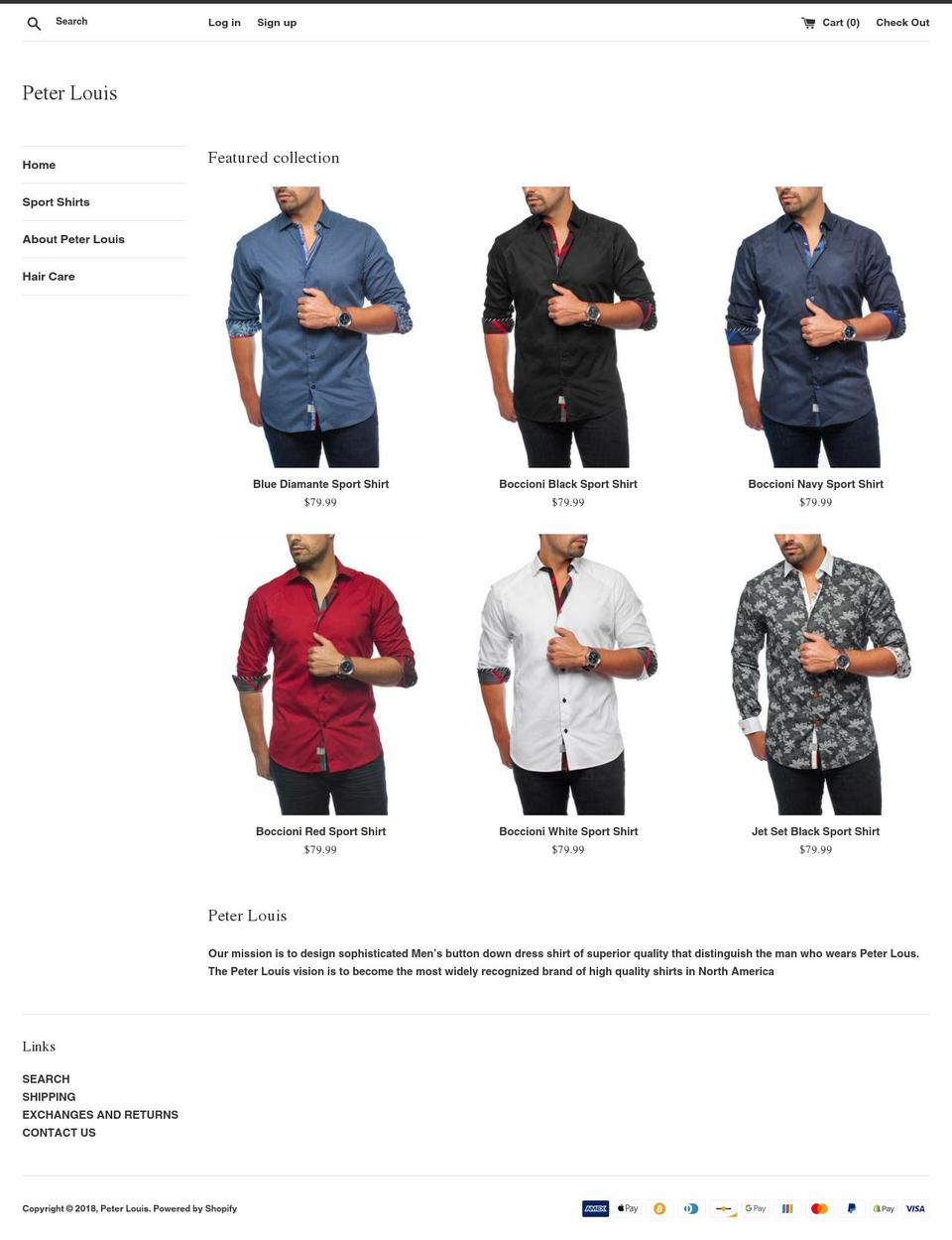 peteragro.com — Shopify storefront screenshot