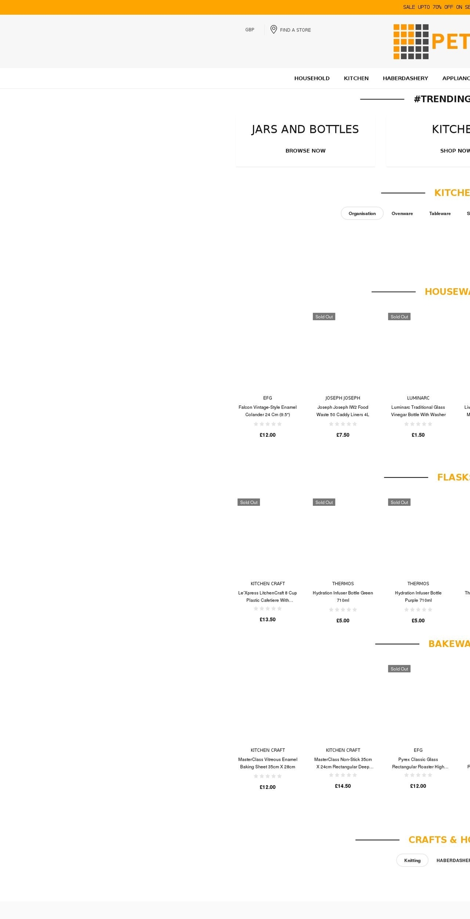 peternjoan.com shopify website screenshot