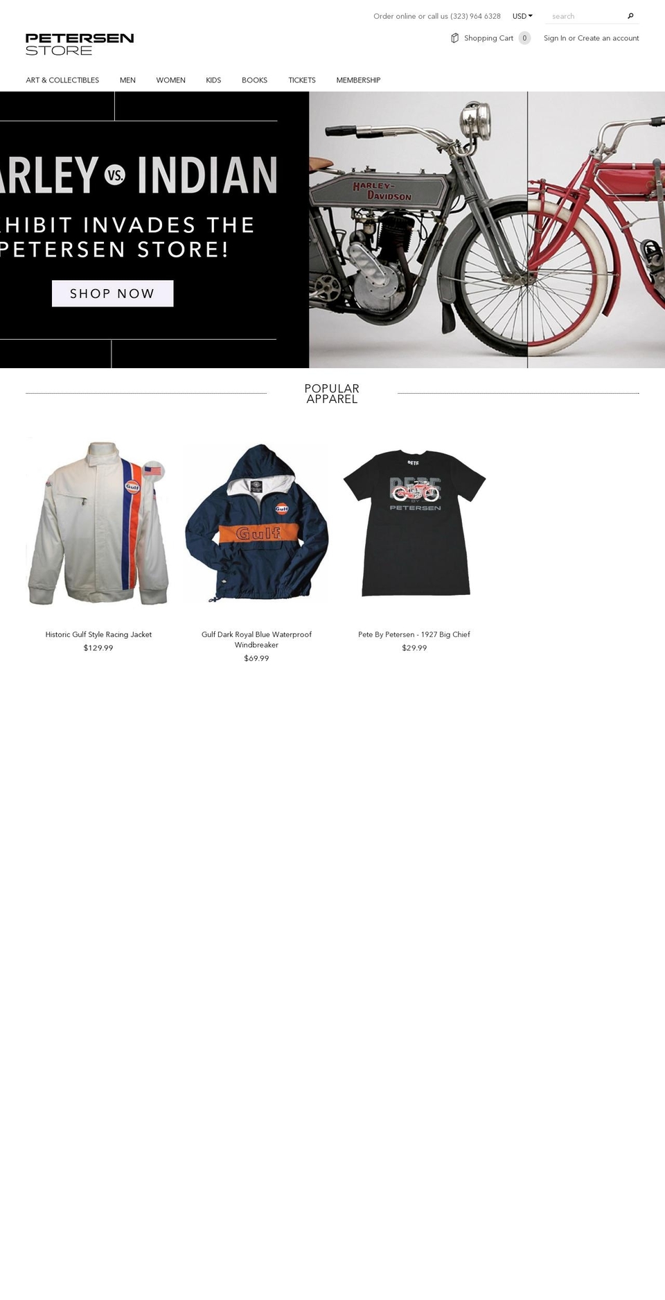 petersenstore.biz shopify website screenshot