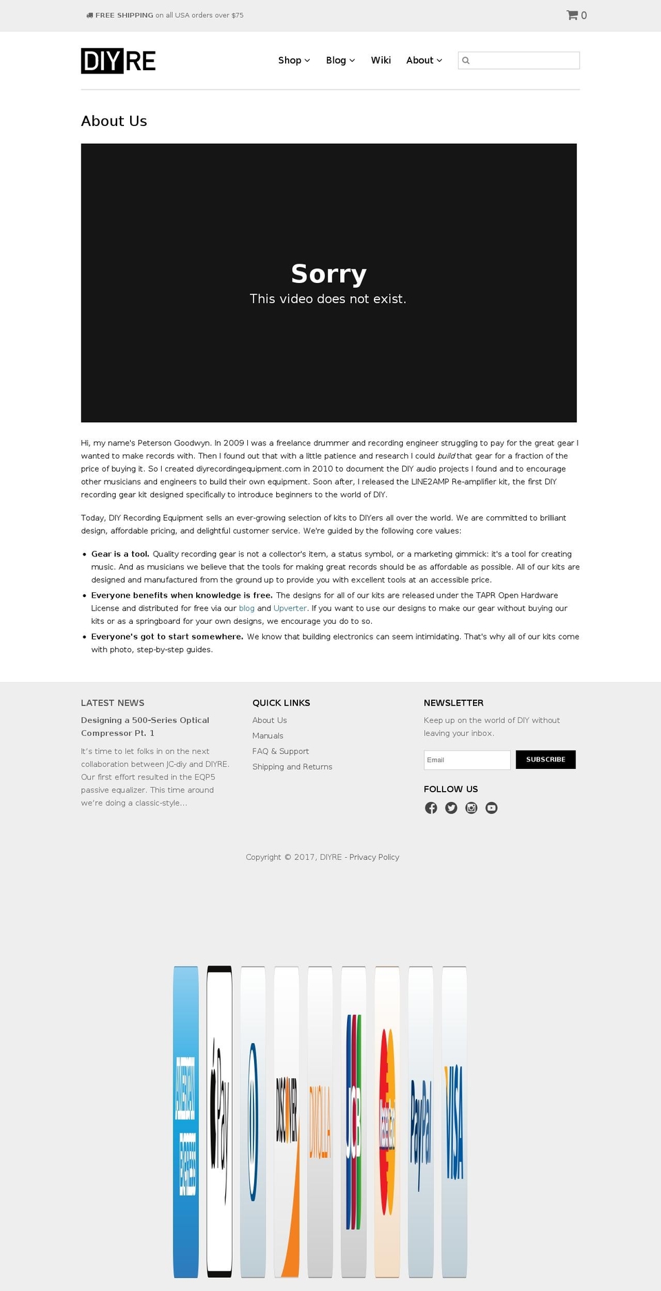 petersongoodwyn.com shopify website screenshot