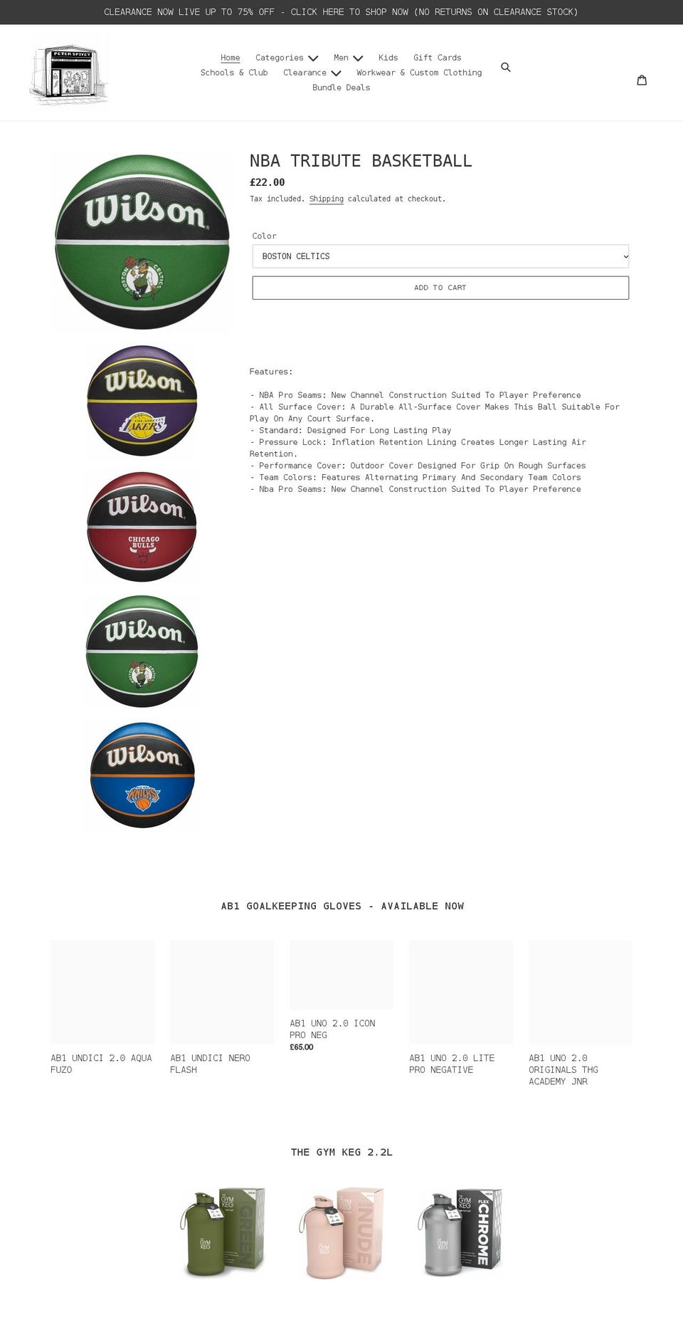 peterspivey.shop shopify website screenshot